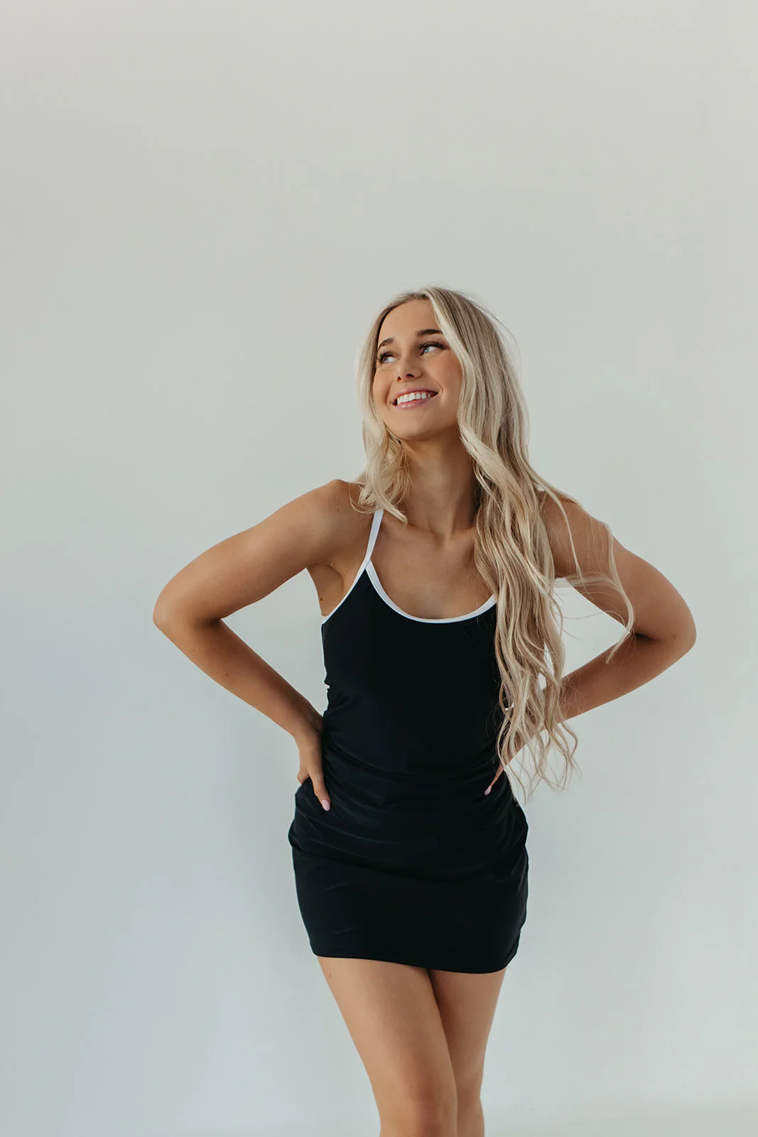 ACTIVE SWIM SKIRT IN BLACK BY PINK DESERT - Image 4