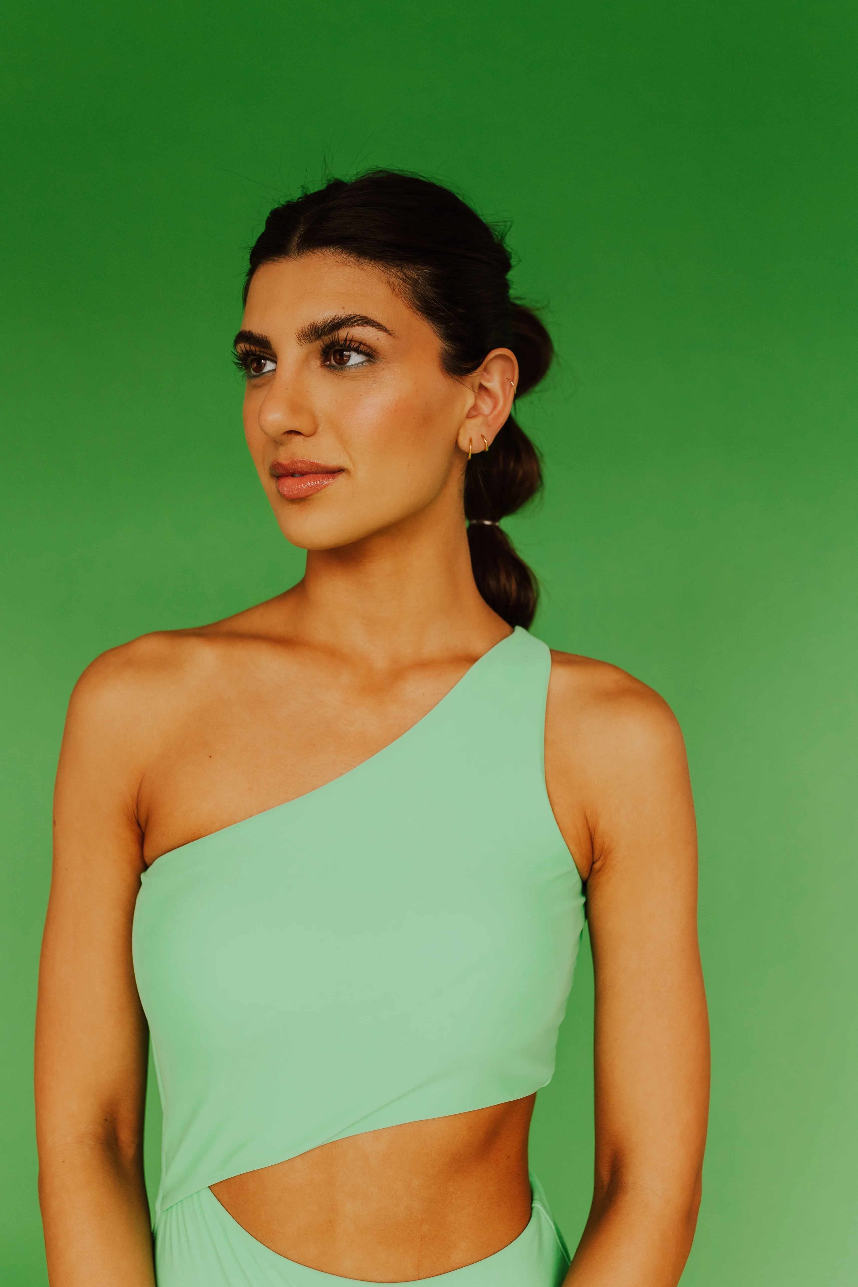 CANCUN CUT OUT ONE PIECE IN LIME BY PINK DESERT - Image 6