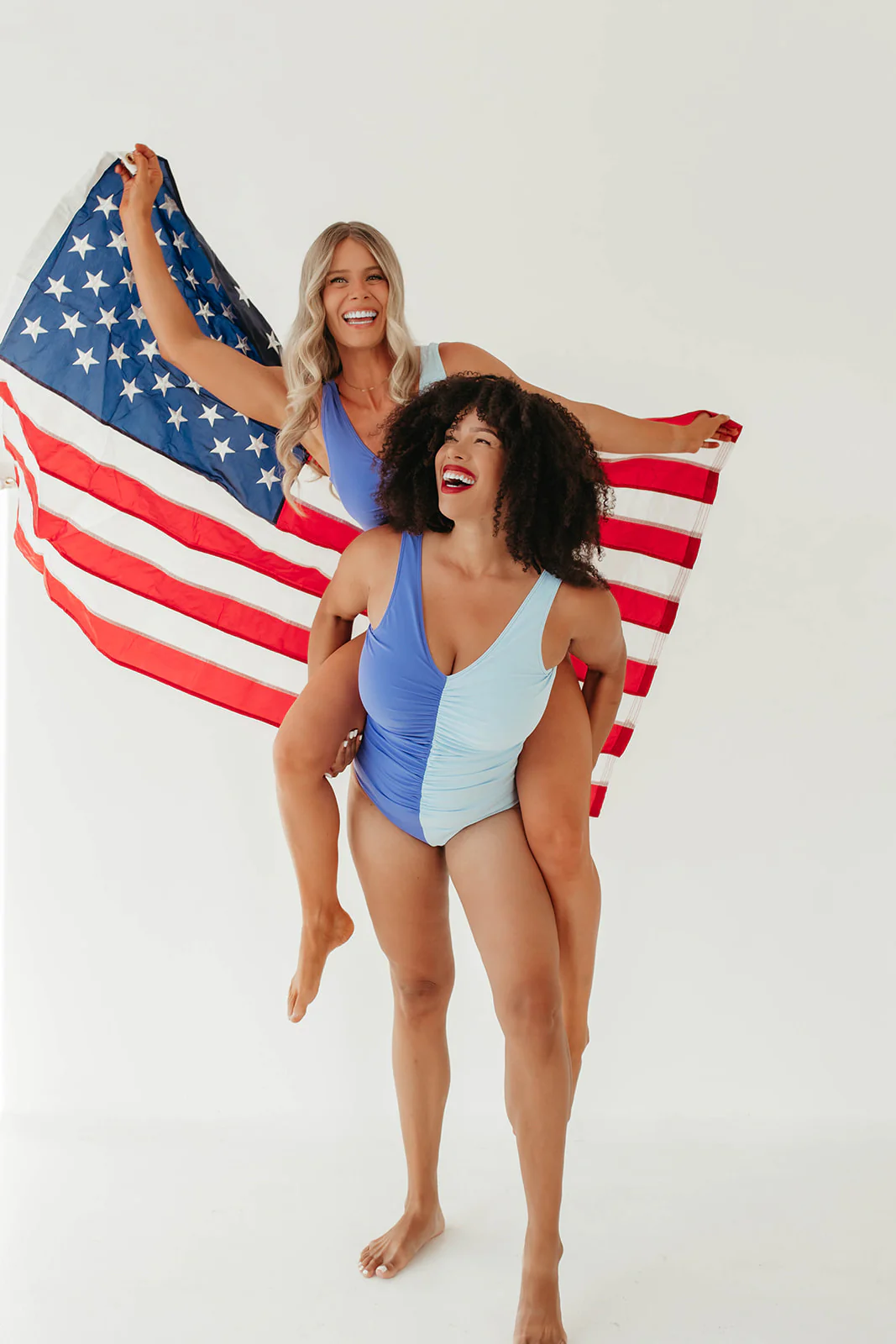 COASTAL BLUE COLOR BLOCK ONE PIECE BY SARAH TRIPP X PINK DESERT - Image 4