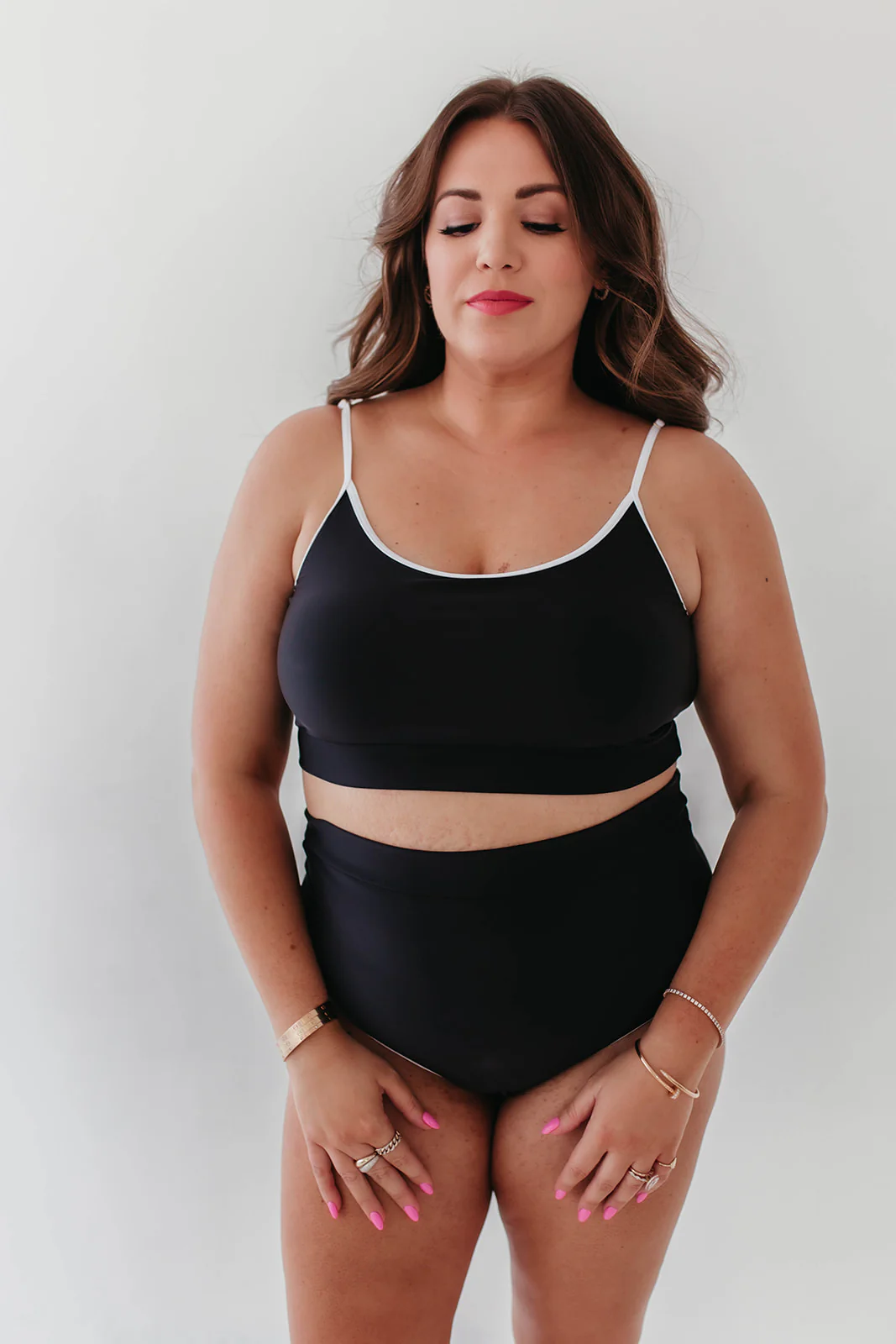 COCO BOTTOMS IN BLACK AND WHITE TRIM BY PINK DESERT - Image 13