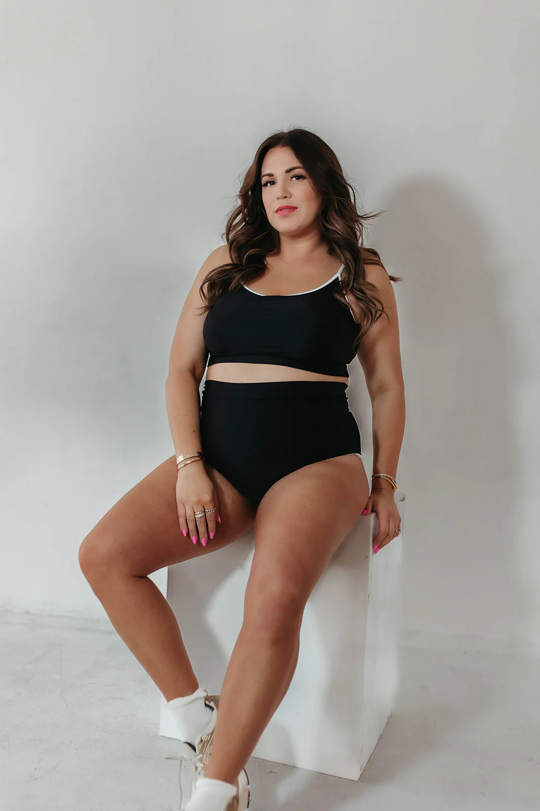 COCO BOTTOMS IN BLACK AND WHITE TRIM BY PINK DESERT - Image 18
