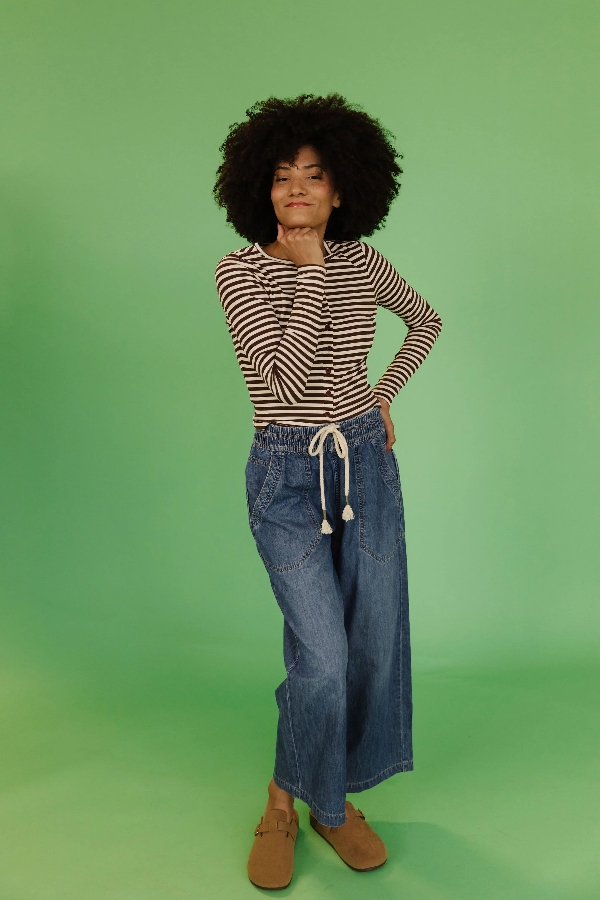 FREE PEOPLE EASY PEASY PULL ON JEANS IN NO PROBLEM - Image 3