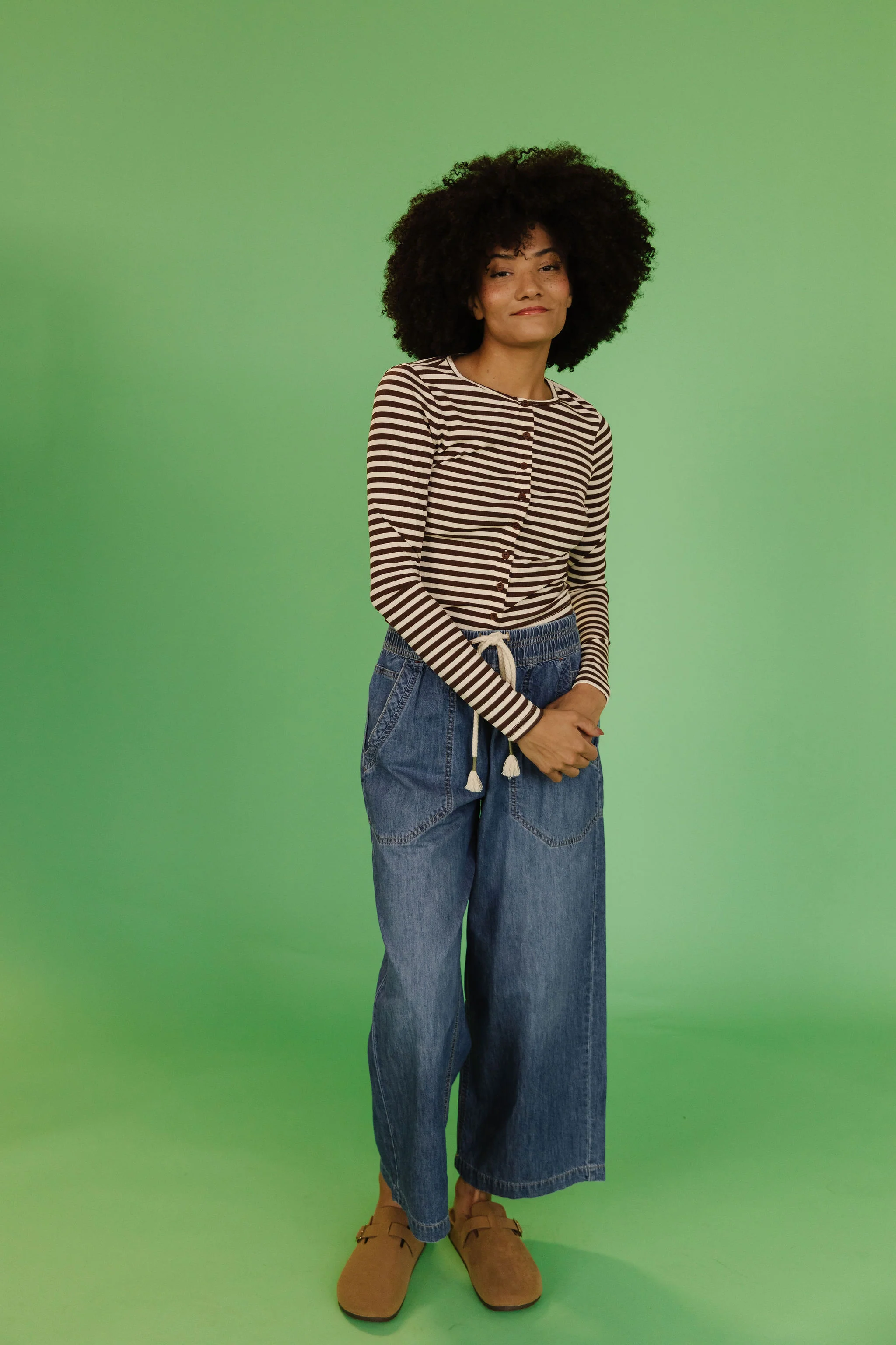 FREE PEOPLE EASY PEASY PULL ON JEANS IN NO PROBLEM - Image 6