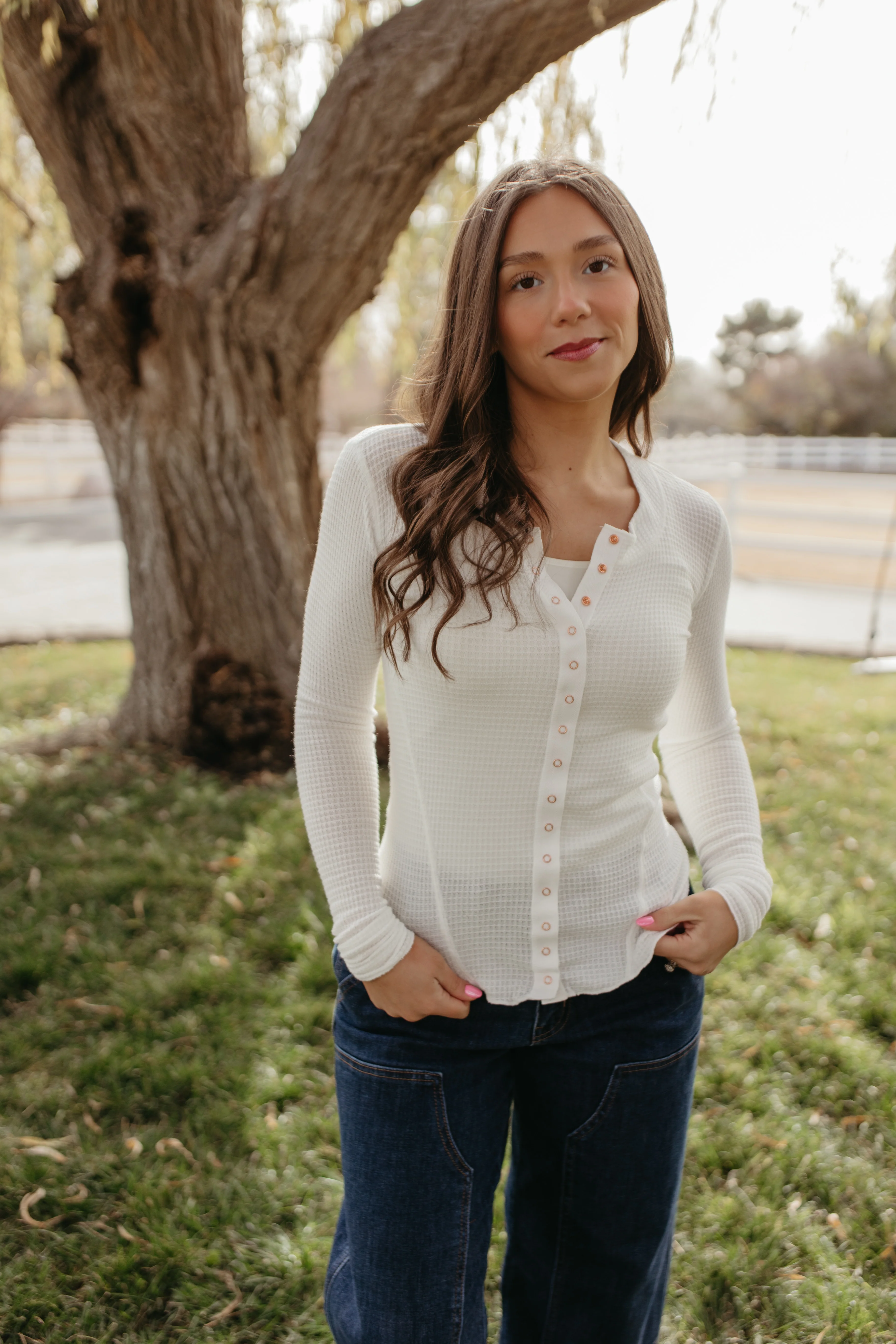 FREE PEOPLE GOING PLACES CARDI IN IVORY - Image 5