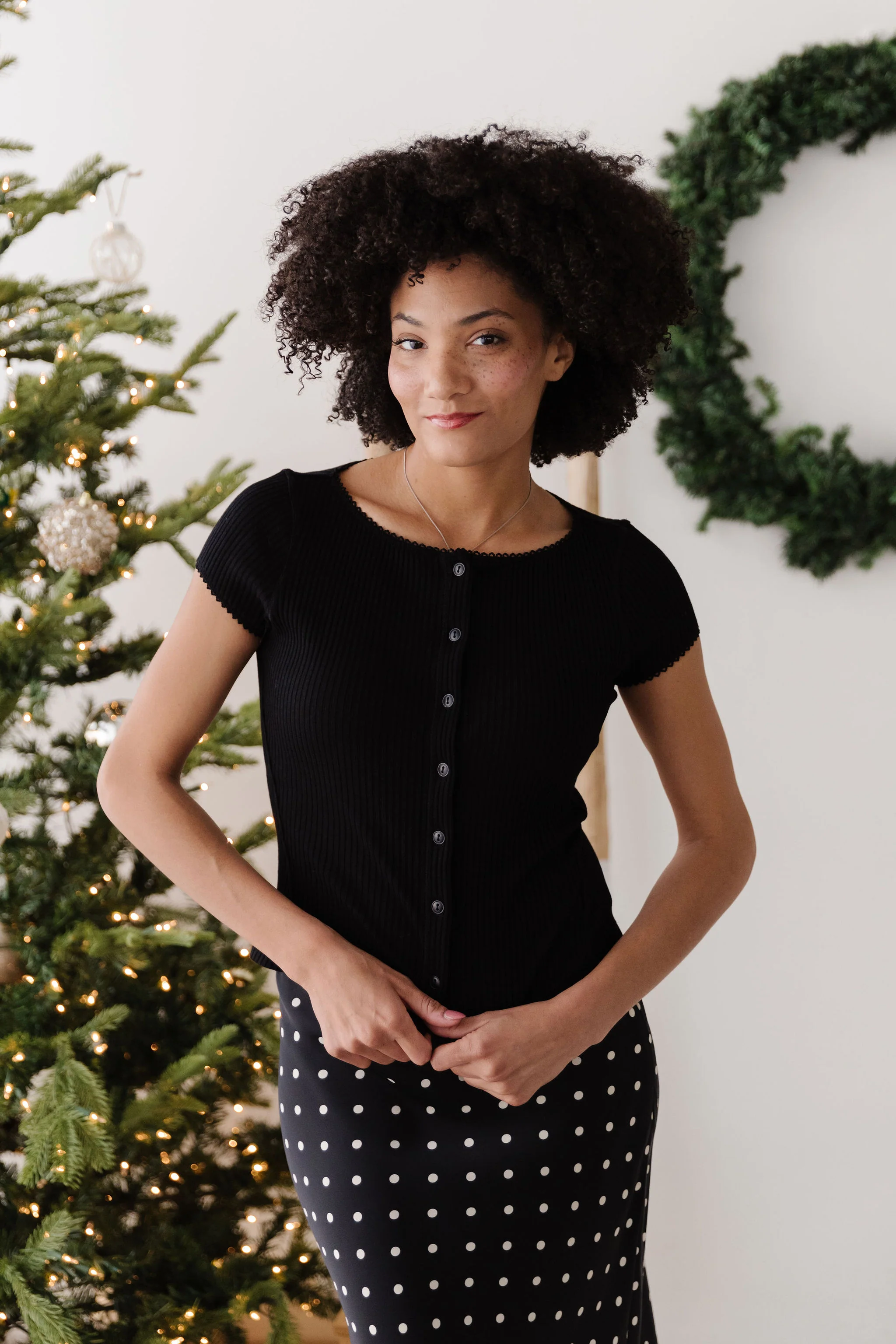 FREE PEOPLE MOST WANTED CARDI IN BLACK - Image 2