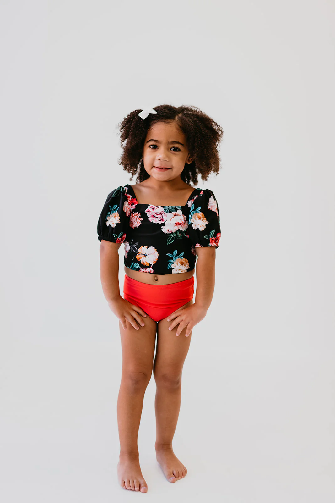 GIRLS SWIM BOTTOM IN BISOU RASPBERRY BY PINK DESERT - Image 4