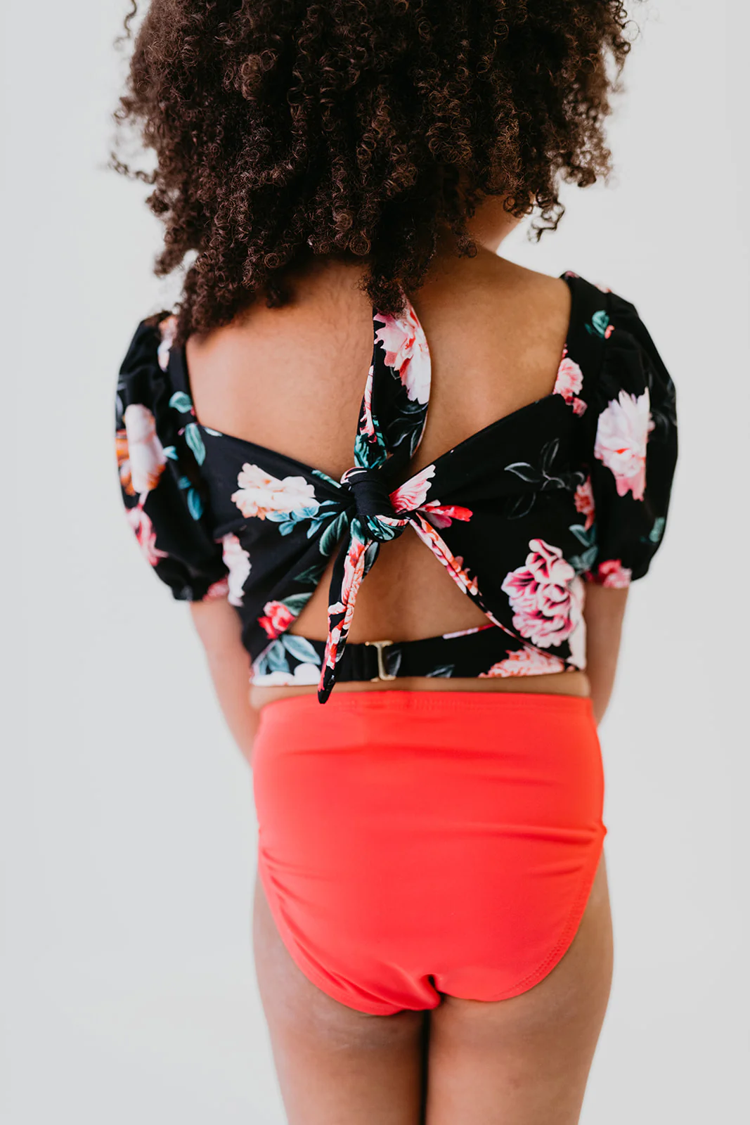 GIRLS SWIM BOTTOM IN BISOU RASPBERRY BY PINK DESERT - Image 5