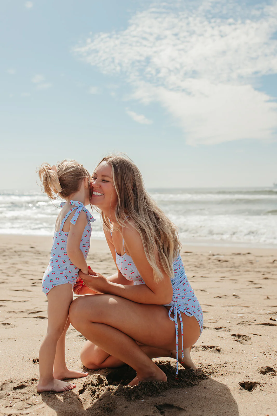 GIRLS TIE STRAP ONE PIECE IN CHERRY CHARM BY PINK DESERT - Image 9