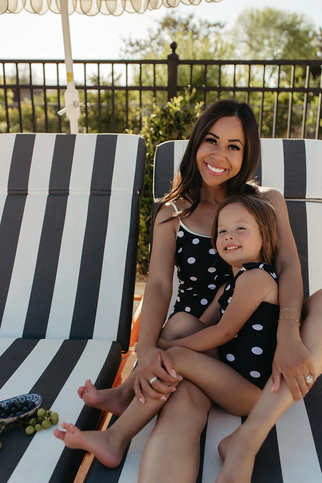 GIRLS TIE STRAP ONE PIECE IN DOTS BY PINK DESERT - Image 11