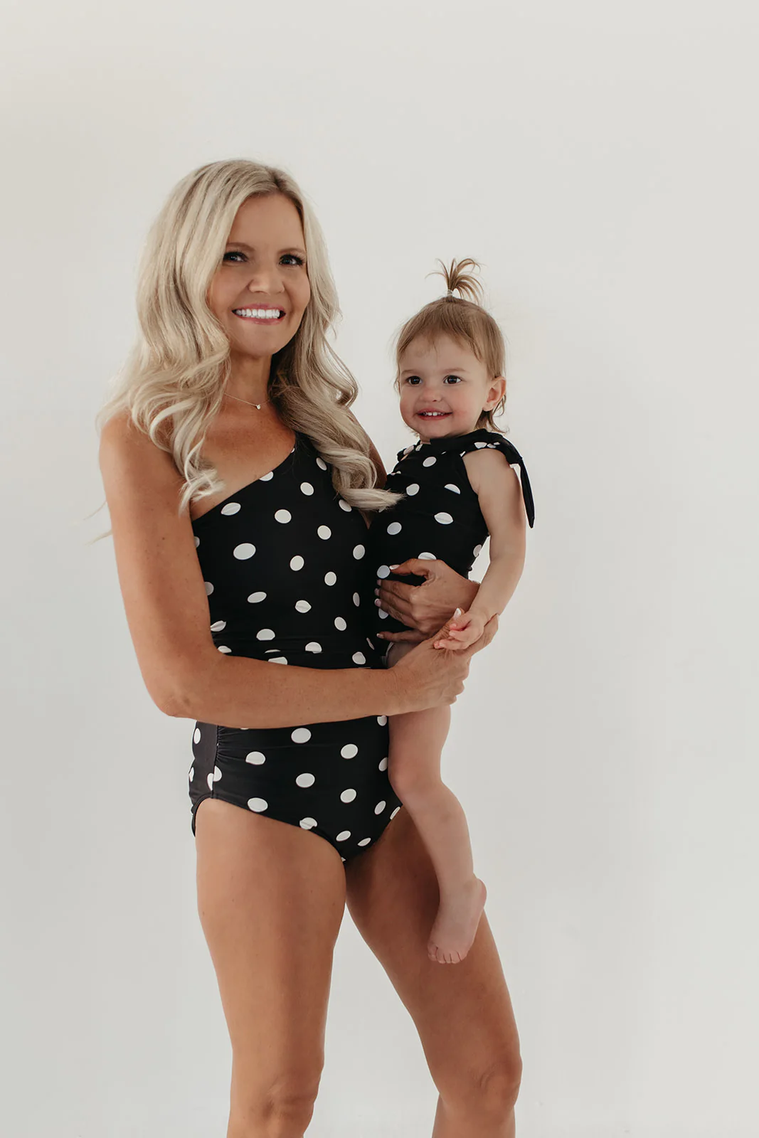 GIRLS TIE STRAP ONE PIECE IN DOTS BY PINK DESERT - Image 13