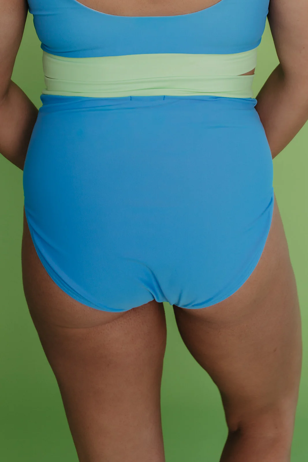MIAMI SWIM BOTTOM IN SKY BLUE COLORBLOCK BY PINK DESERT - Image 9