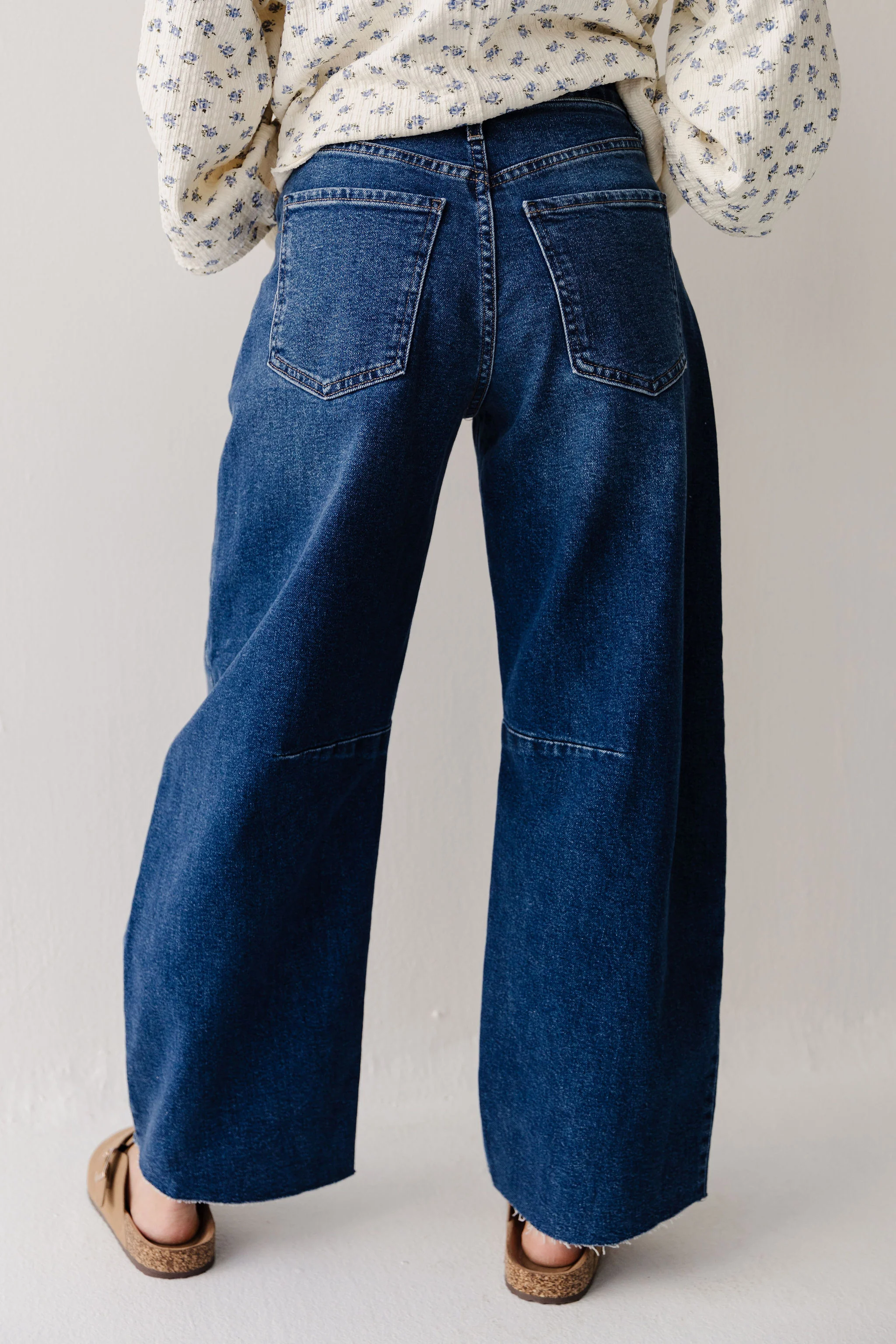 JBD BARREL JEANS IN DARK DENIM - Image 3
