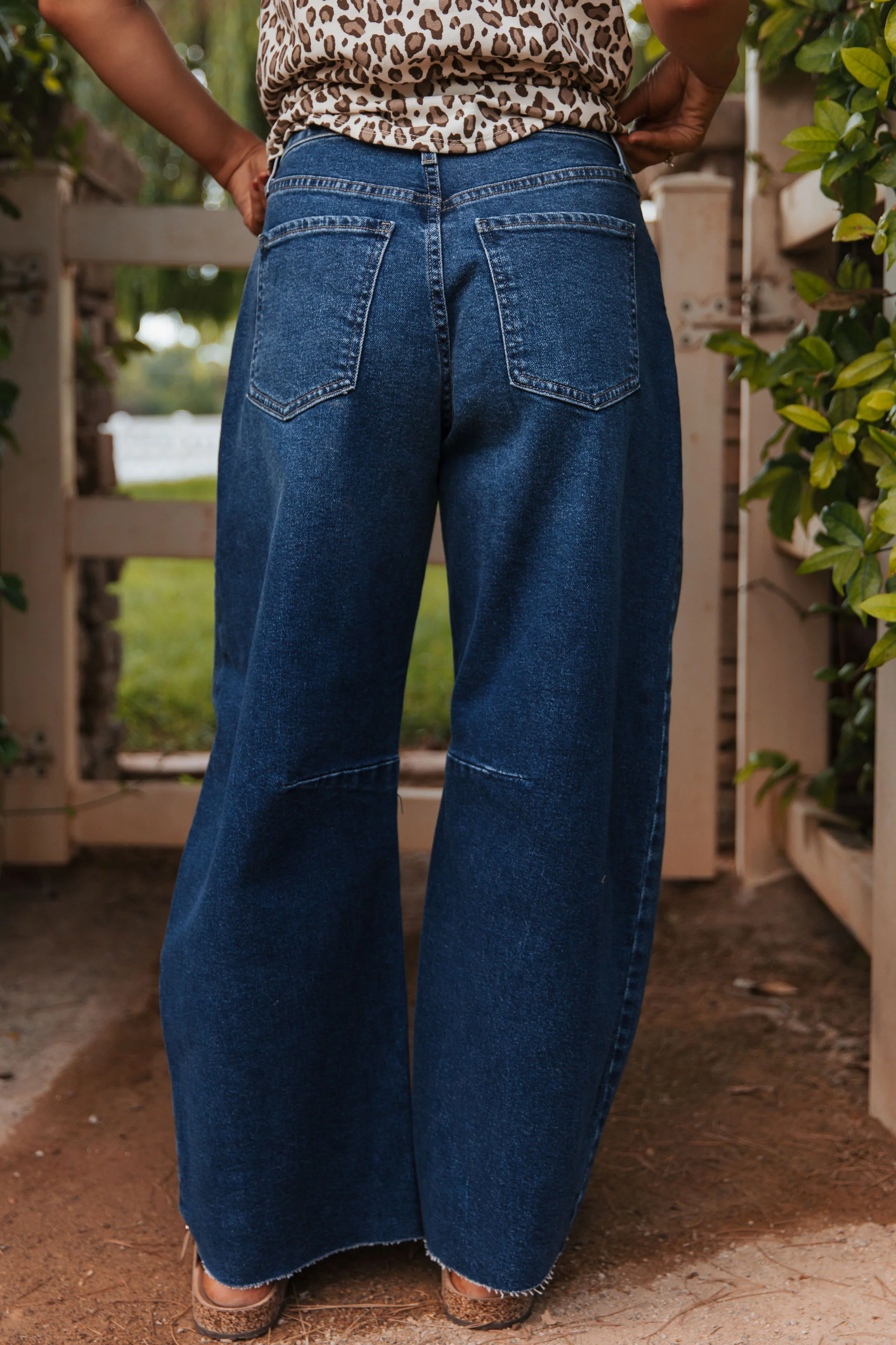 JBD BARREL JEANS IN DARK DENIM - Image 7