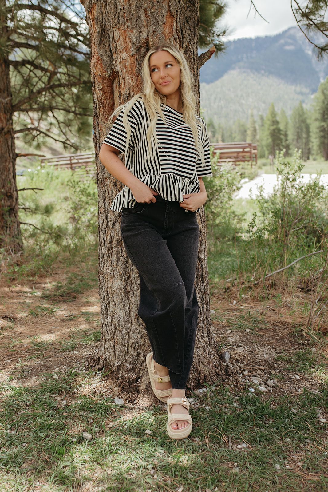 JBD BARREL JEANS IN WASHED BLACK - Image 5