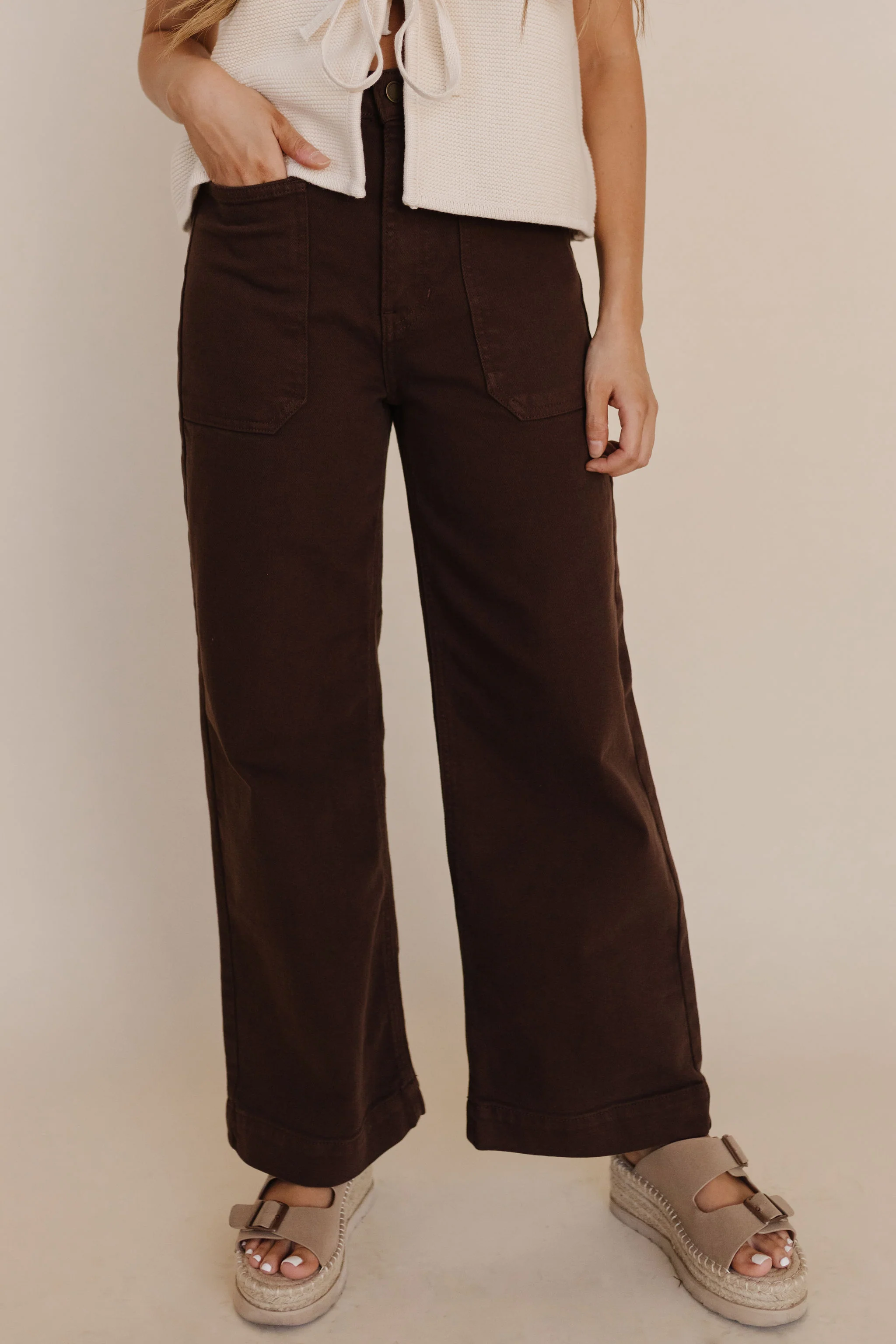 JBD UTILITY PANTS IN COFFEE - Image 2