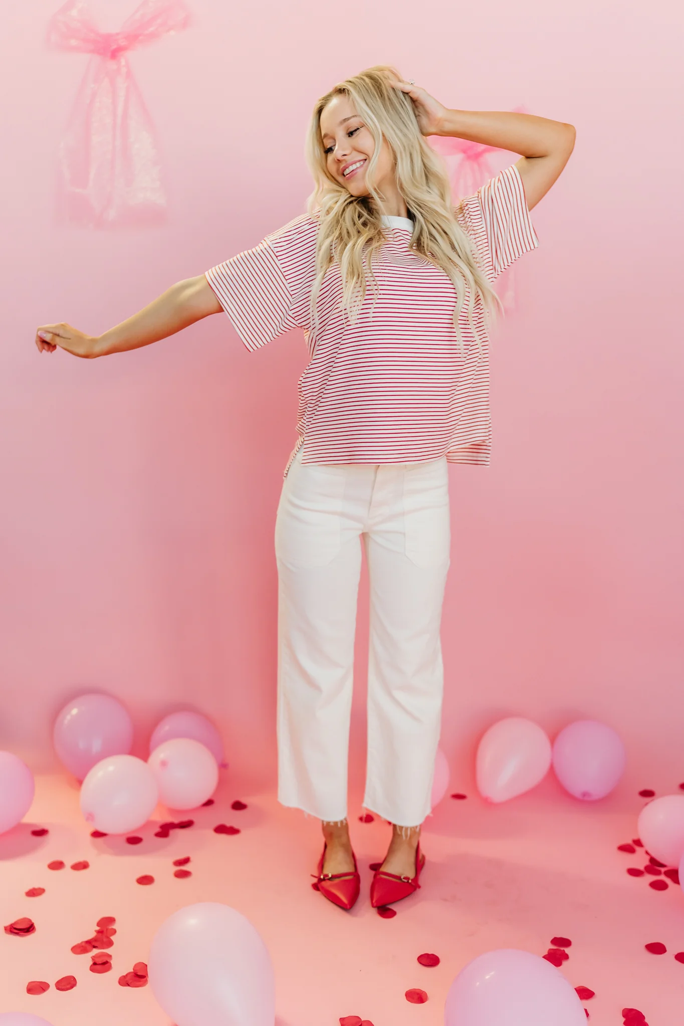 JBD UTILITY WIDE LEG JEANS IN OFF WHITE - Image 11
