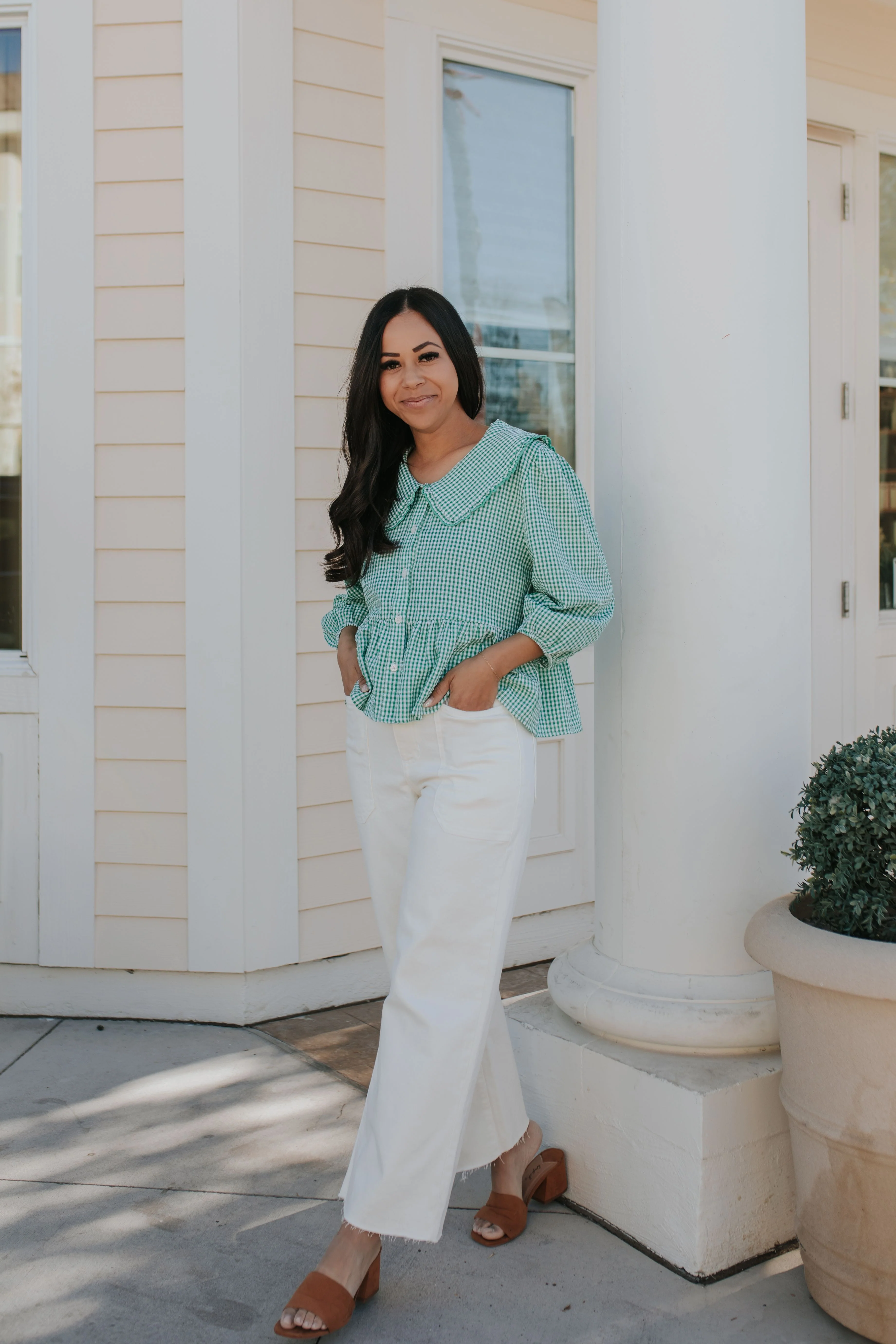 JBD UTILITY WIDE LEG JEANS IN OFF WHITE - Image 15