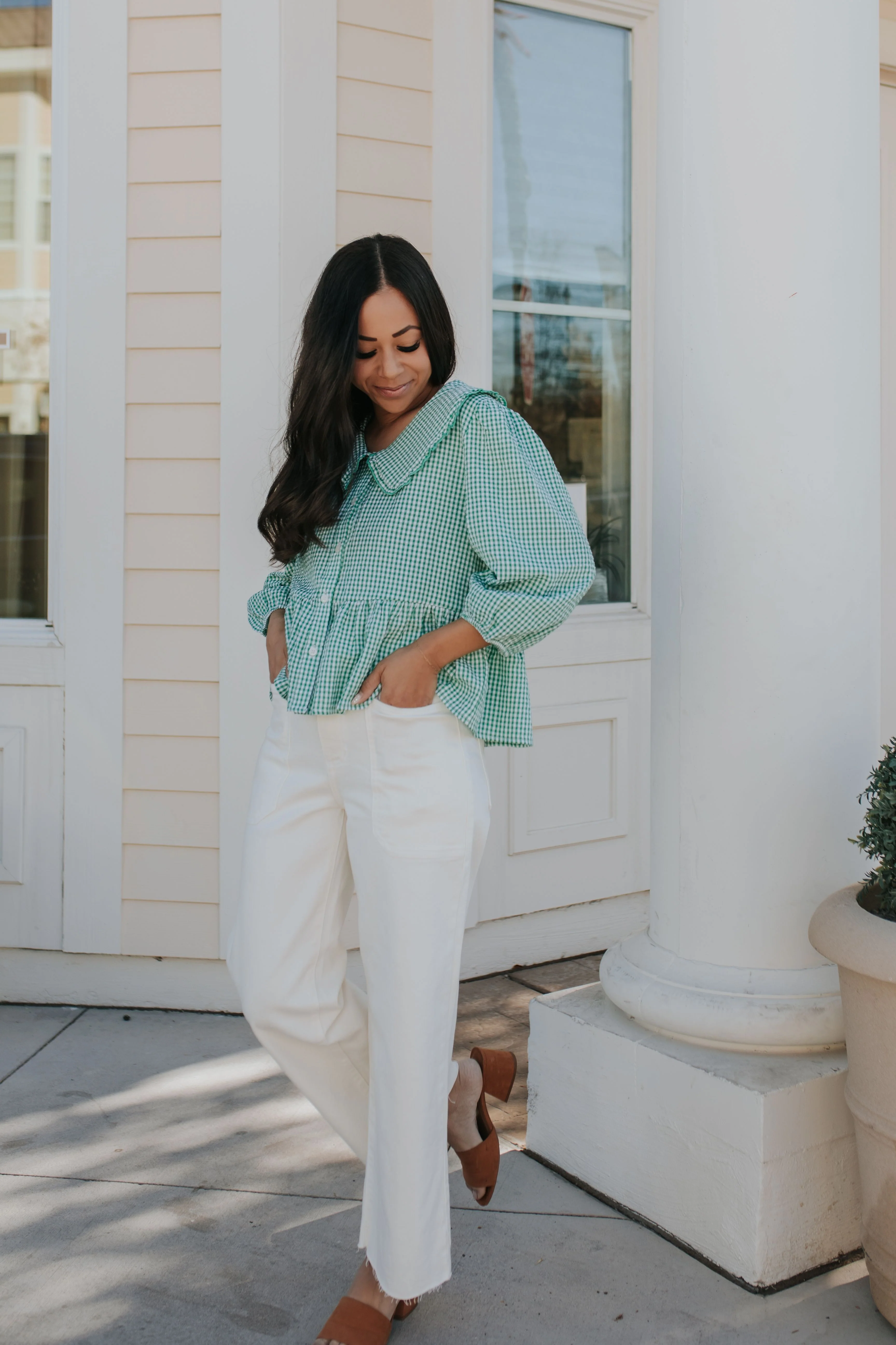 JBD UTILITY WIDE LEG JEANS IN OFF WHITE - Image 16
