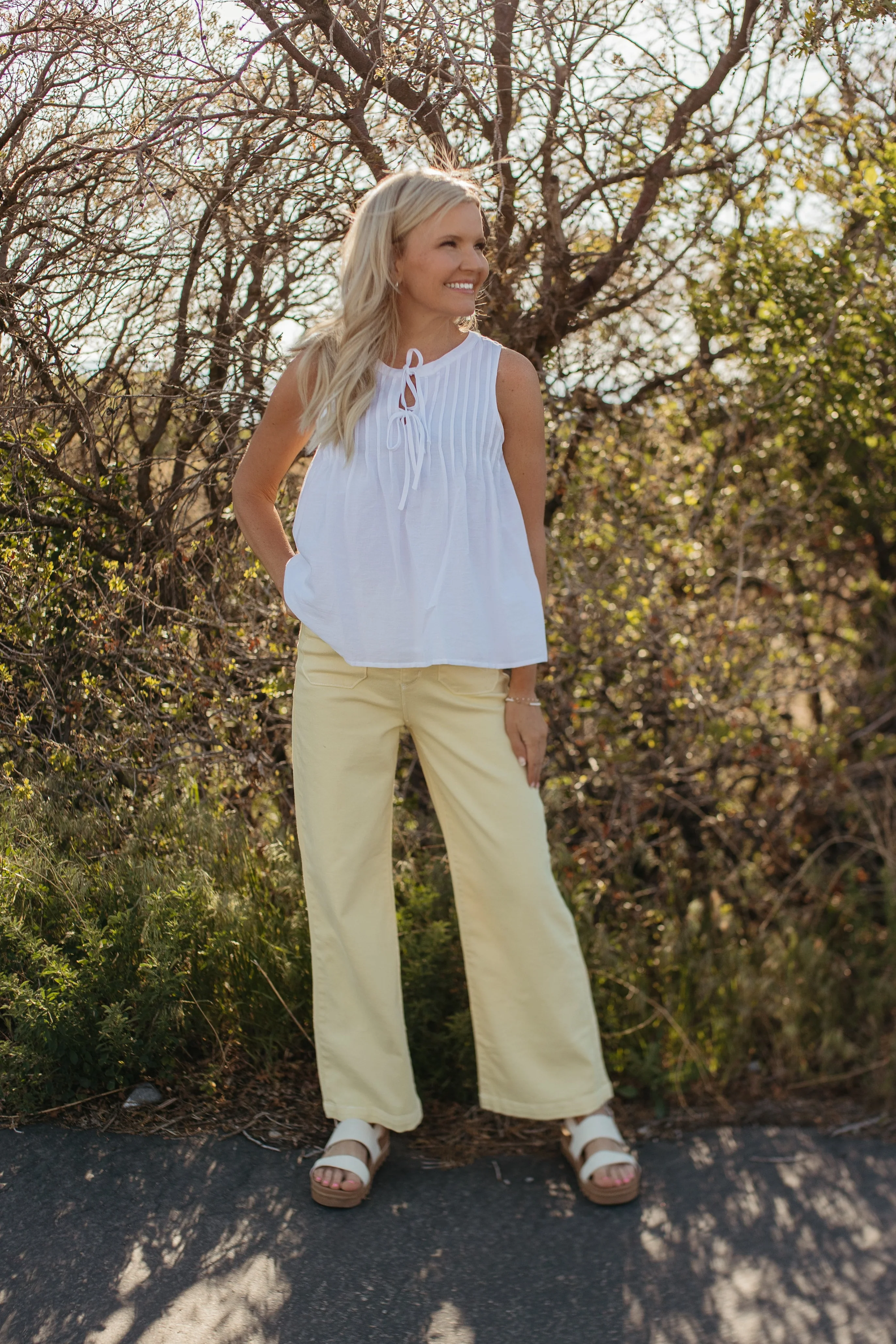 JBD WIDE LEG JEANS IN SUNSHINE - Image 3