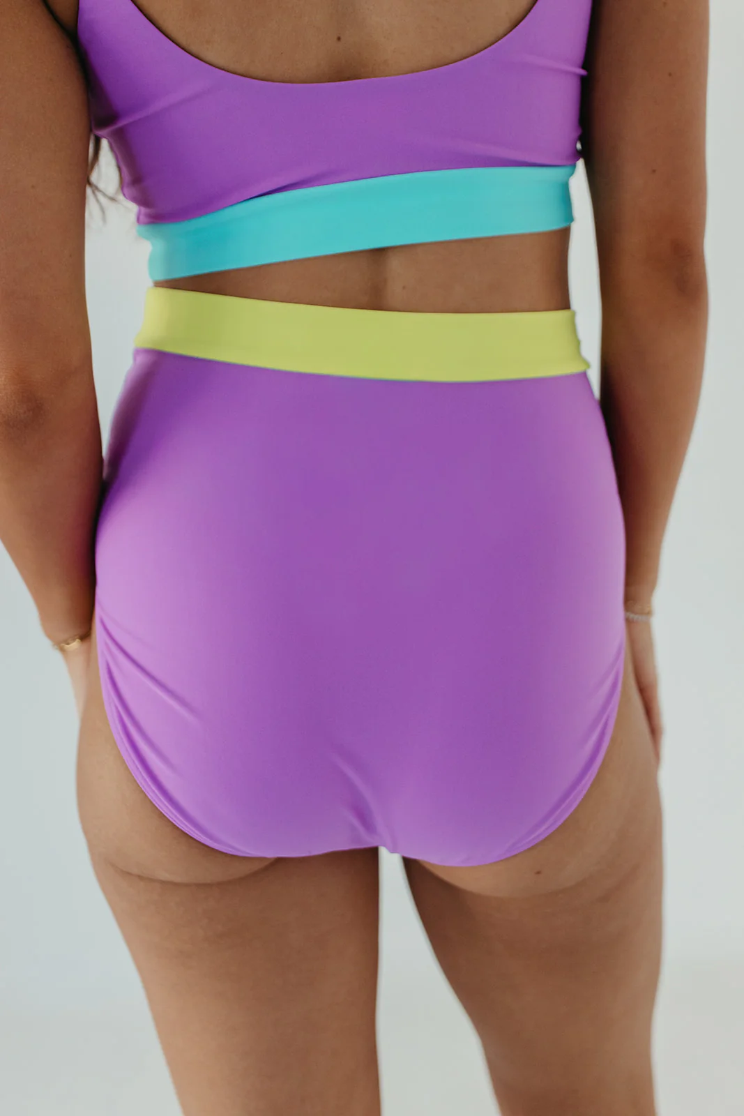 PIER 49 SWIM BOTTOM IN ELECTRIC PURPLE BY PINK DESERT - Image 20