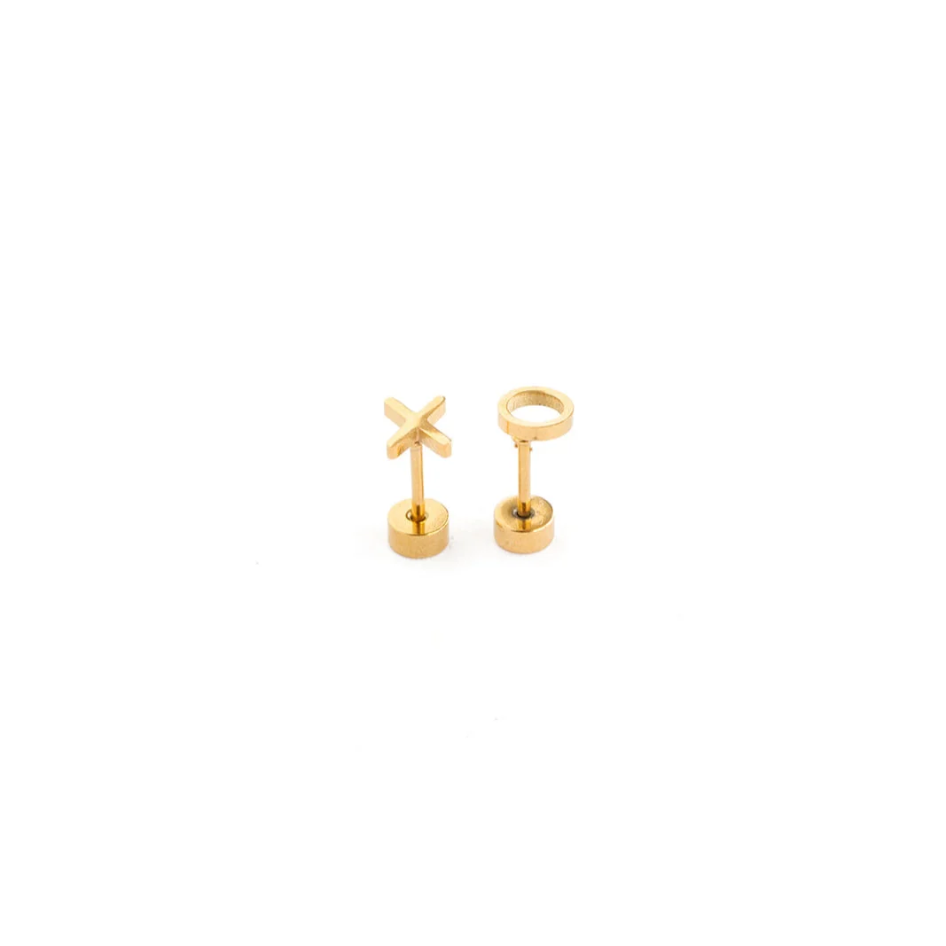 Pip Pop Post Hypoallergenic Earrings in Gold - Image 10