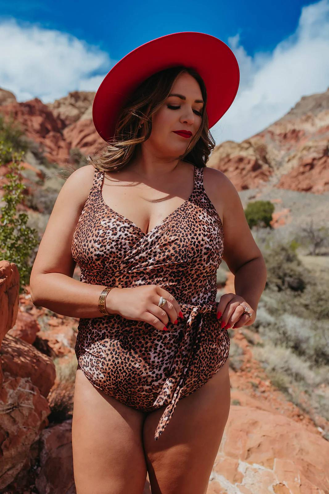 SARAH WRAP ONE PIECE IN JAGUAR BY SARAH TRIPP X PINK DESERT - Image 11