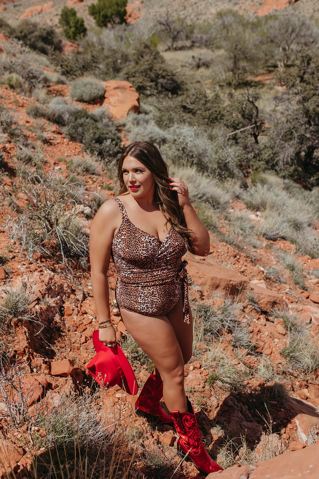 SARAH WRAP ONE PIECE IN JAGUAR BY SARAH TRIPP X PINK DESERT - Image 17