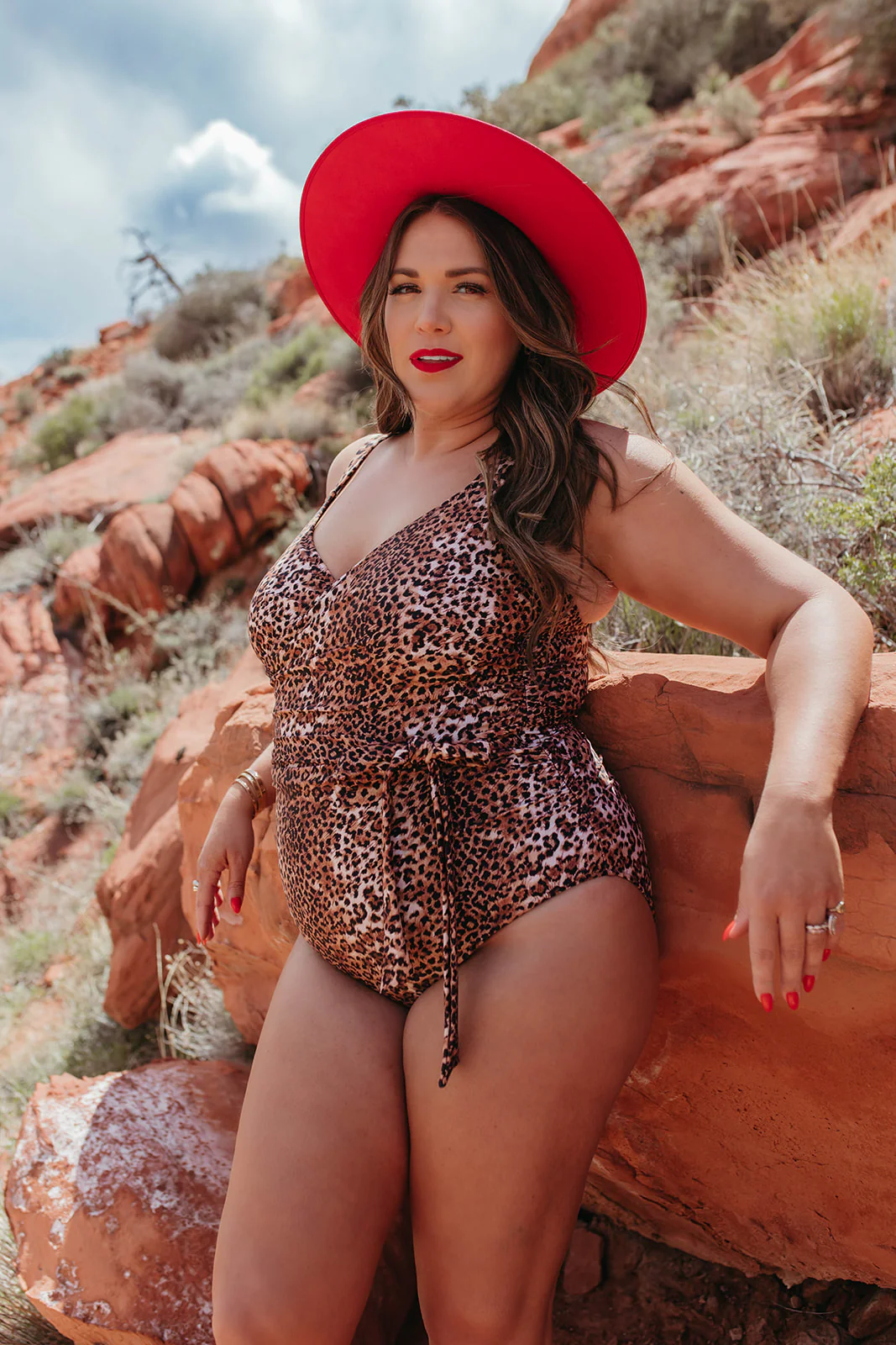 SARAH WRAP ONE PIECE IN JAGUAR BY SARAH TRIPP X PINK DESERT - Image 8