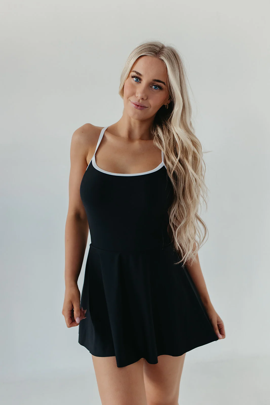 ACTIVE SWIM DRESS IN BLACK BY PINK DESERT - Image 6