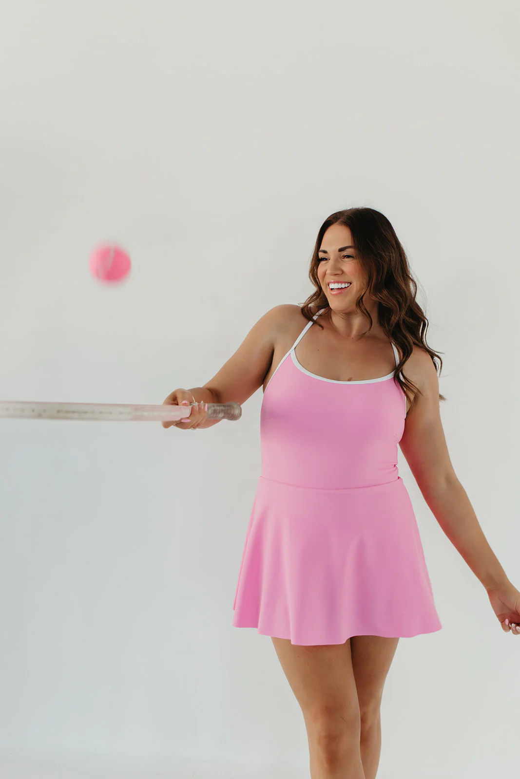 ACTIVE SWIM DRESS IN PINK BY PINK DESERT - Image 14