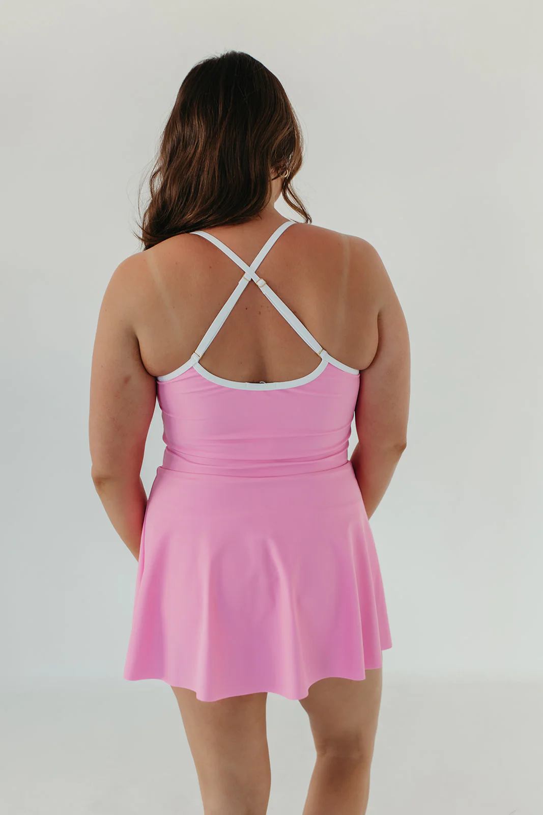 ACTIVE SWIM DRESS IN PINK BY PINK DESERT - Image 15