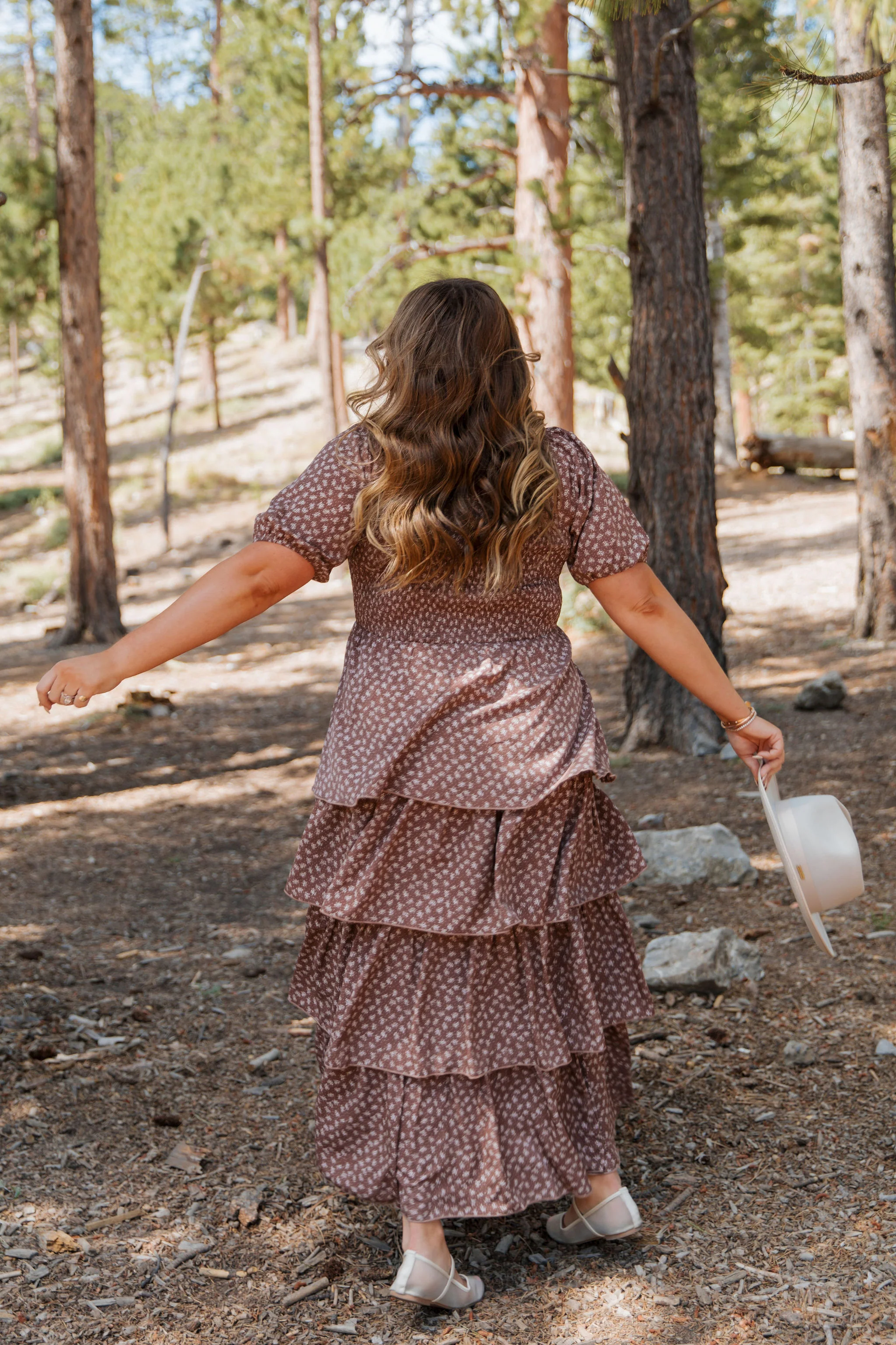 TEA PARTY DRESS IN MOCHA MOUSSE BY PINK DESERT - Image 7