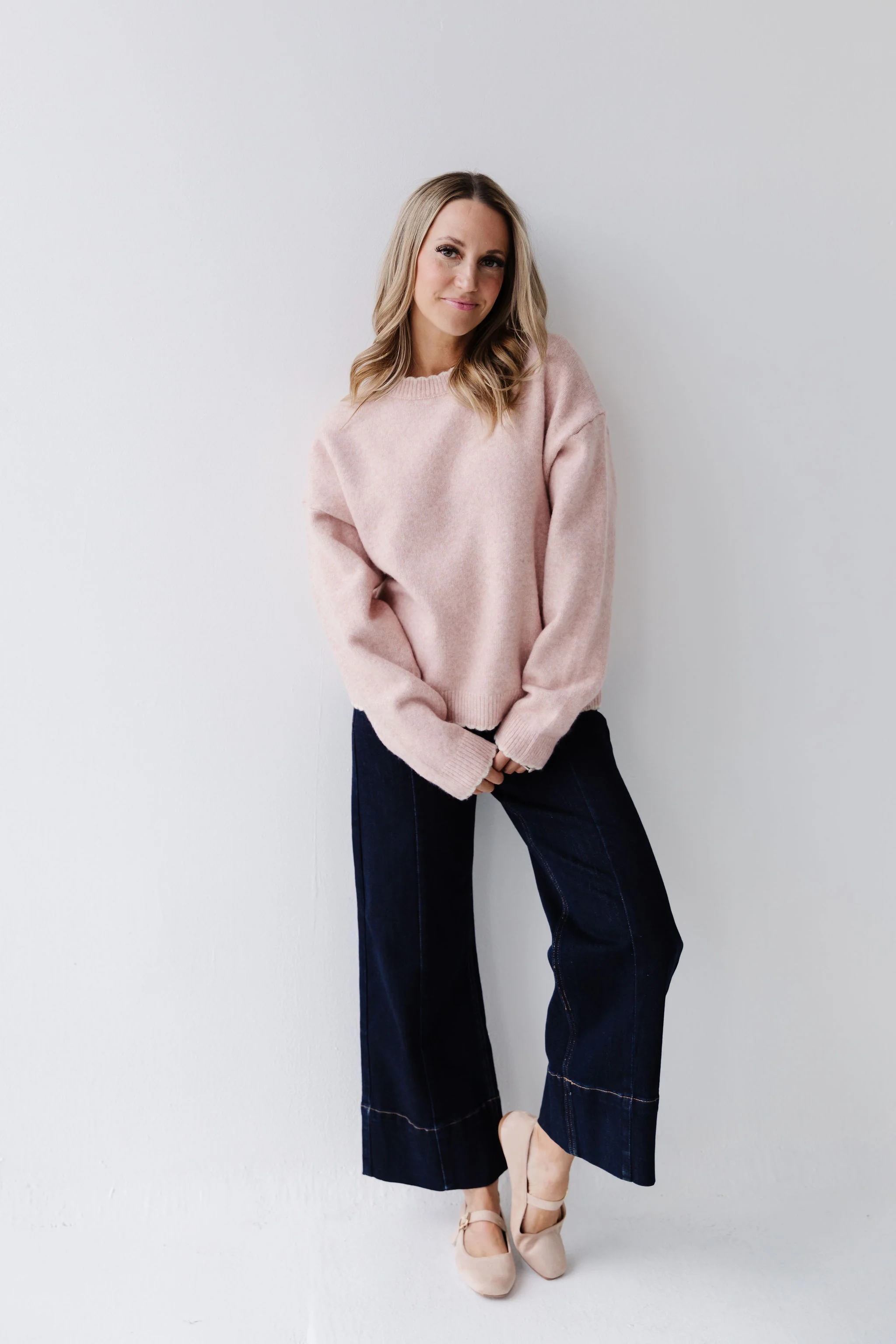 THE AVALYN WIDE LEG SEAM DETAIL JEANS - Image 3