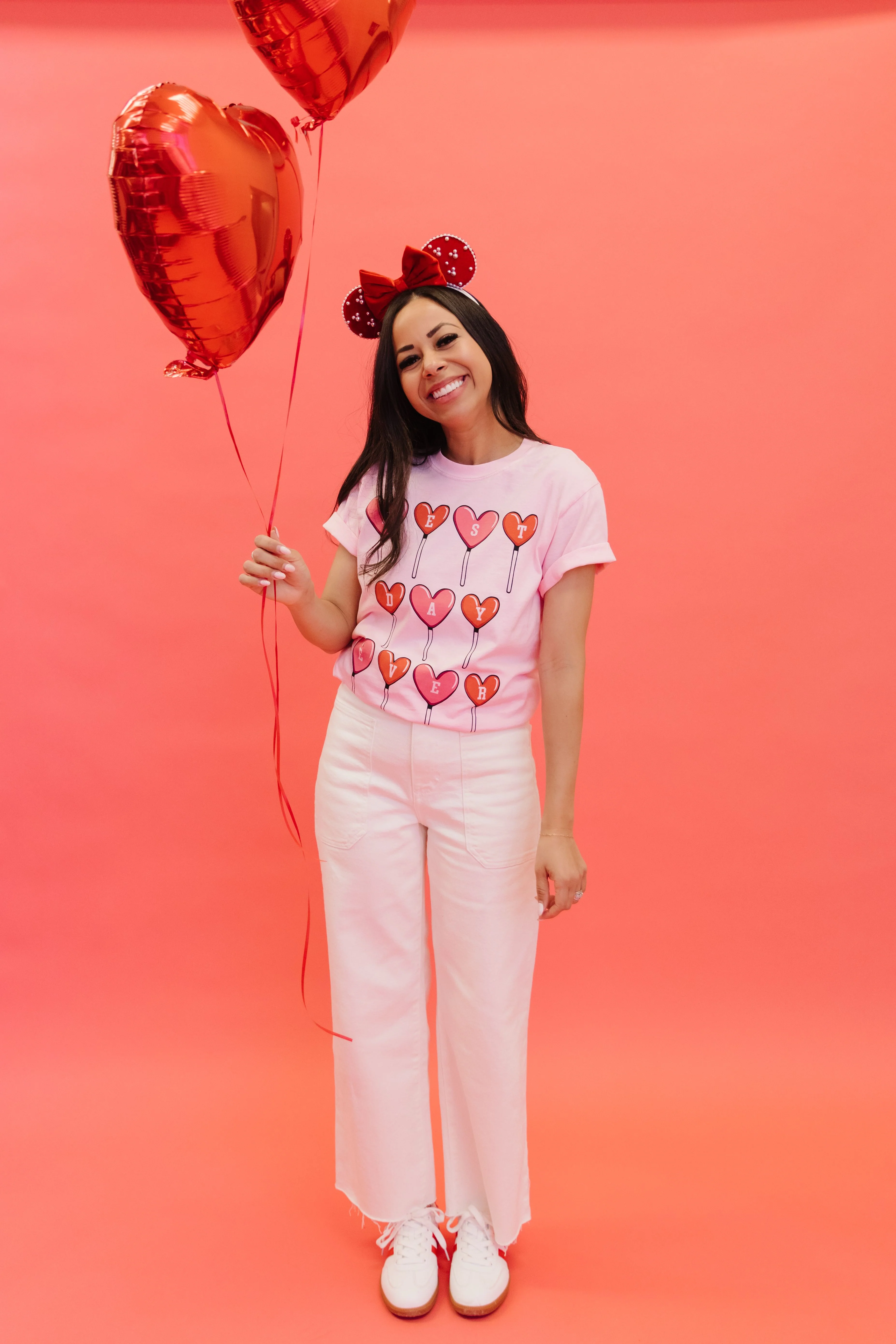 THE BEST DAY EVER TEE IN LOLLIPOP PINK BY PINK DESERT - Image 6