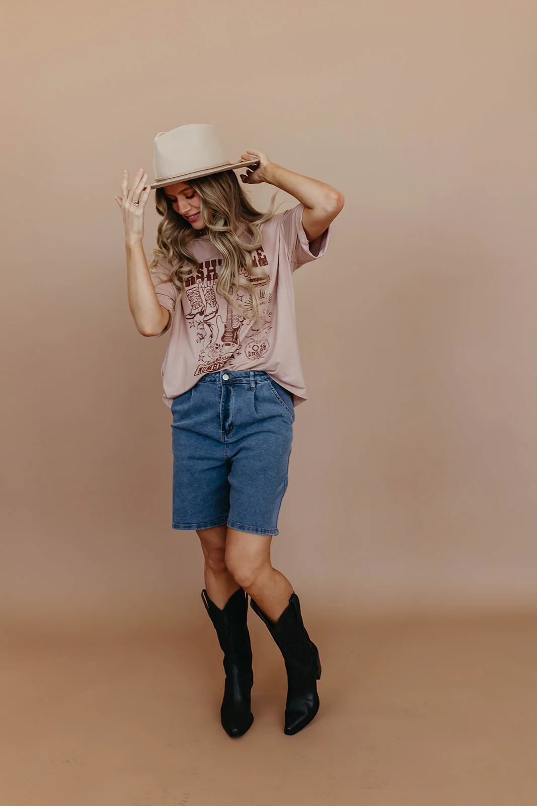 THE BRANDY HIGH-RISE BERMUDA DENIM SHORTS - Image 6