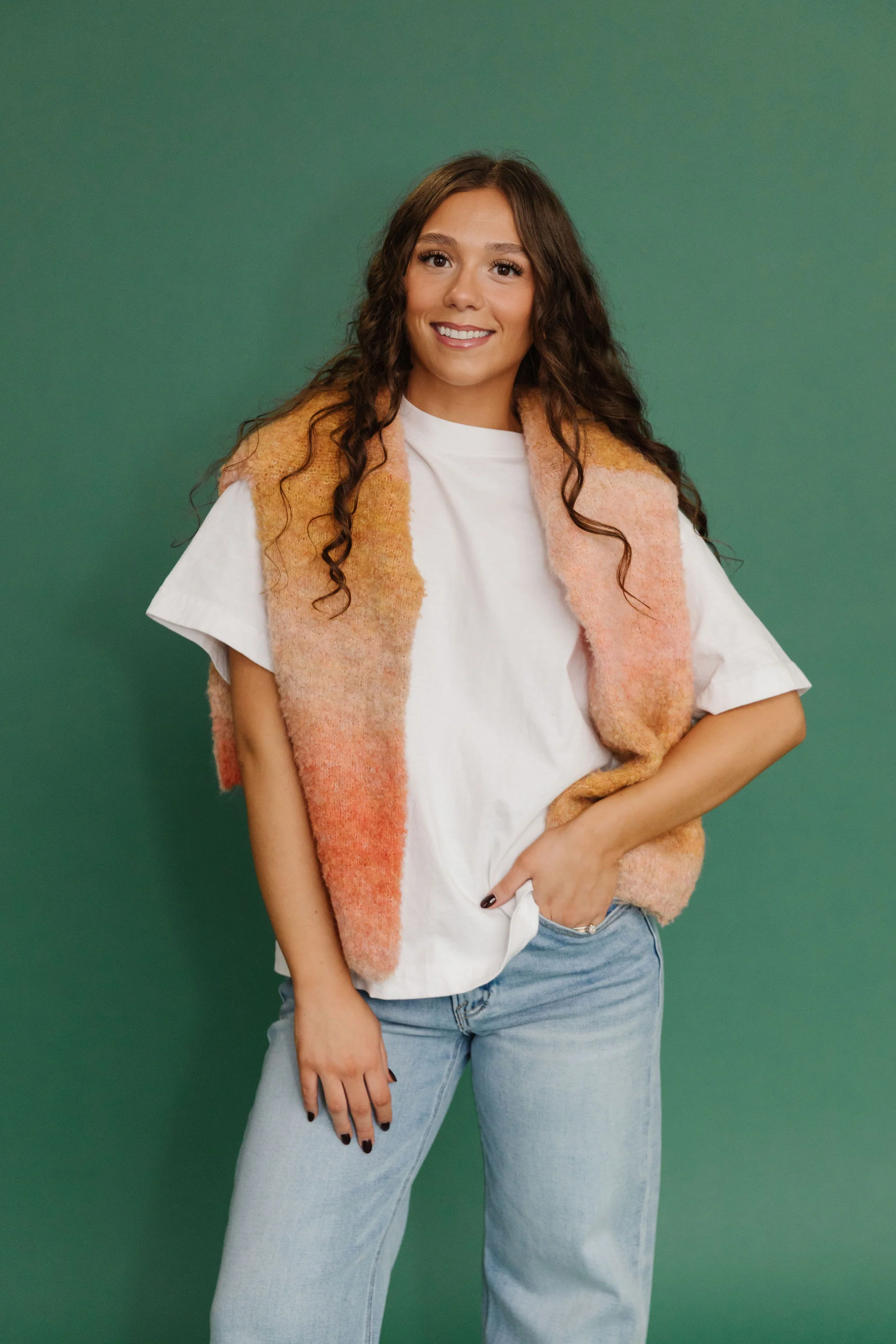 THE CALISTA SWEATER IN SUNSET - Image 4