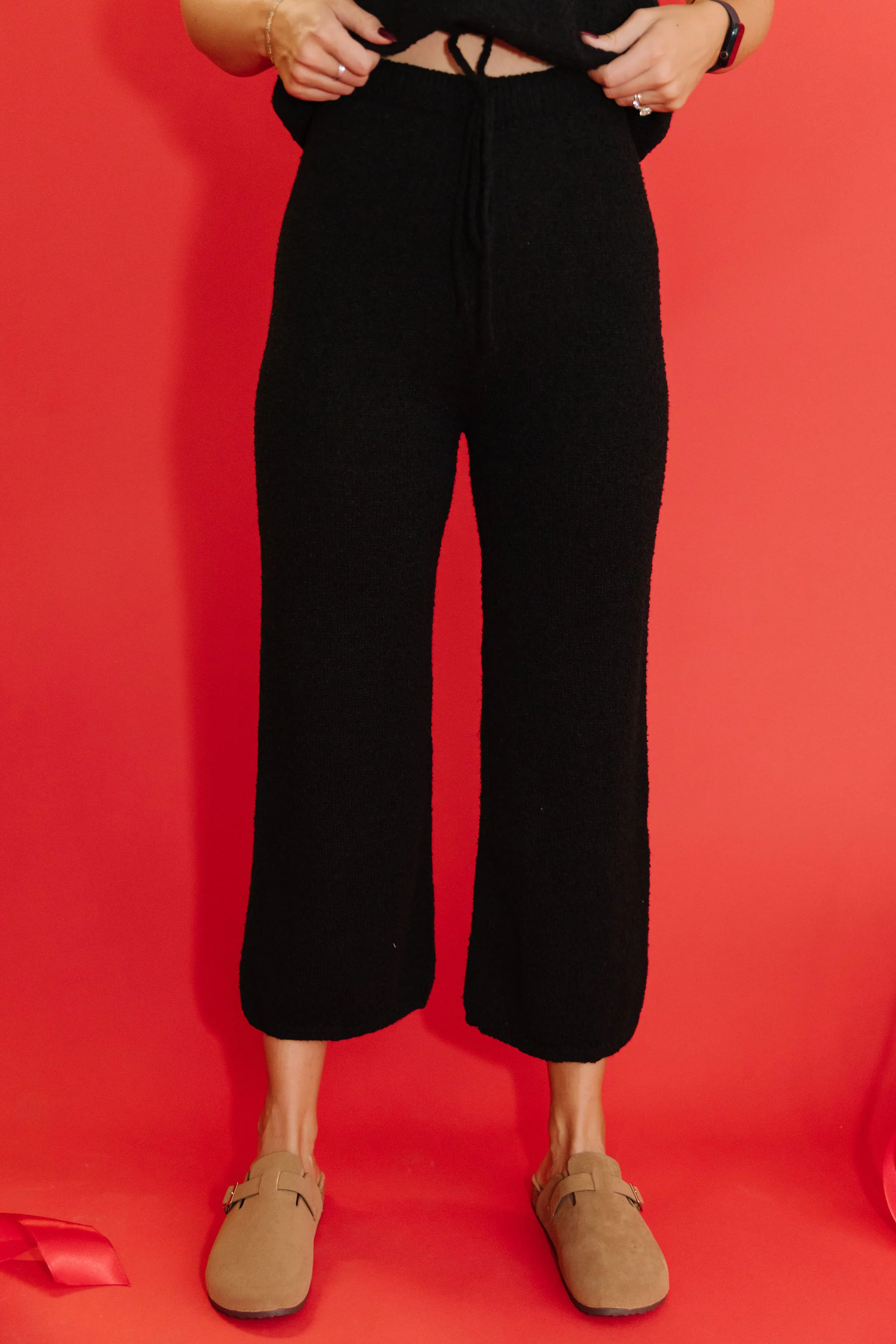 THE CAMDEN COZY KNIT SET IN BLACK - Image 6