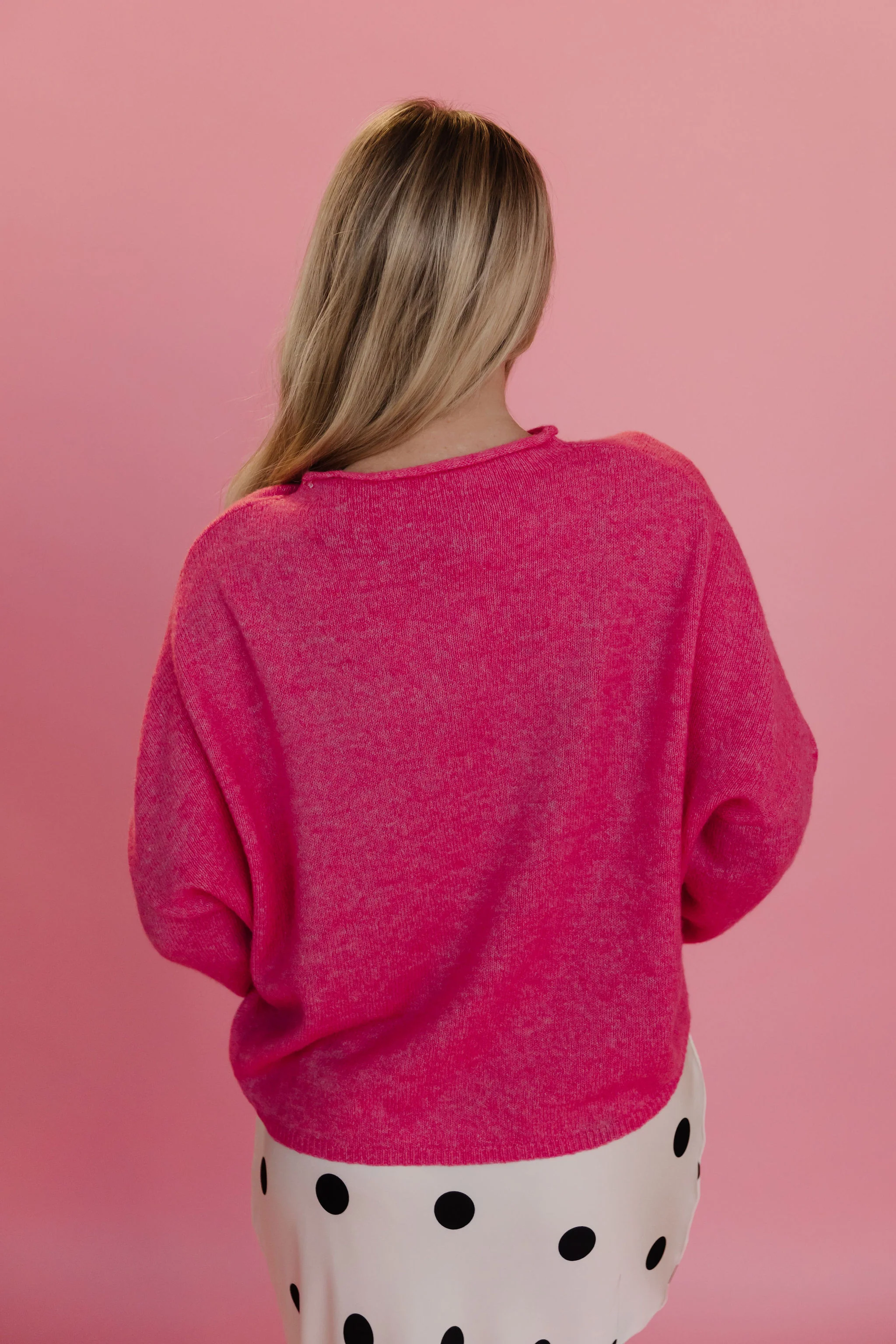 THE CAMPBELL CARDIGAN IN BUBBLEGUM - Image 9
