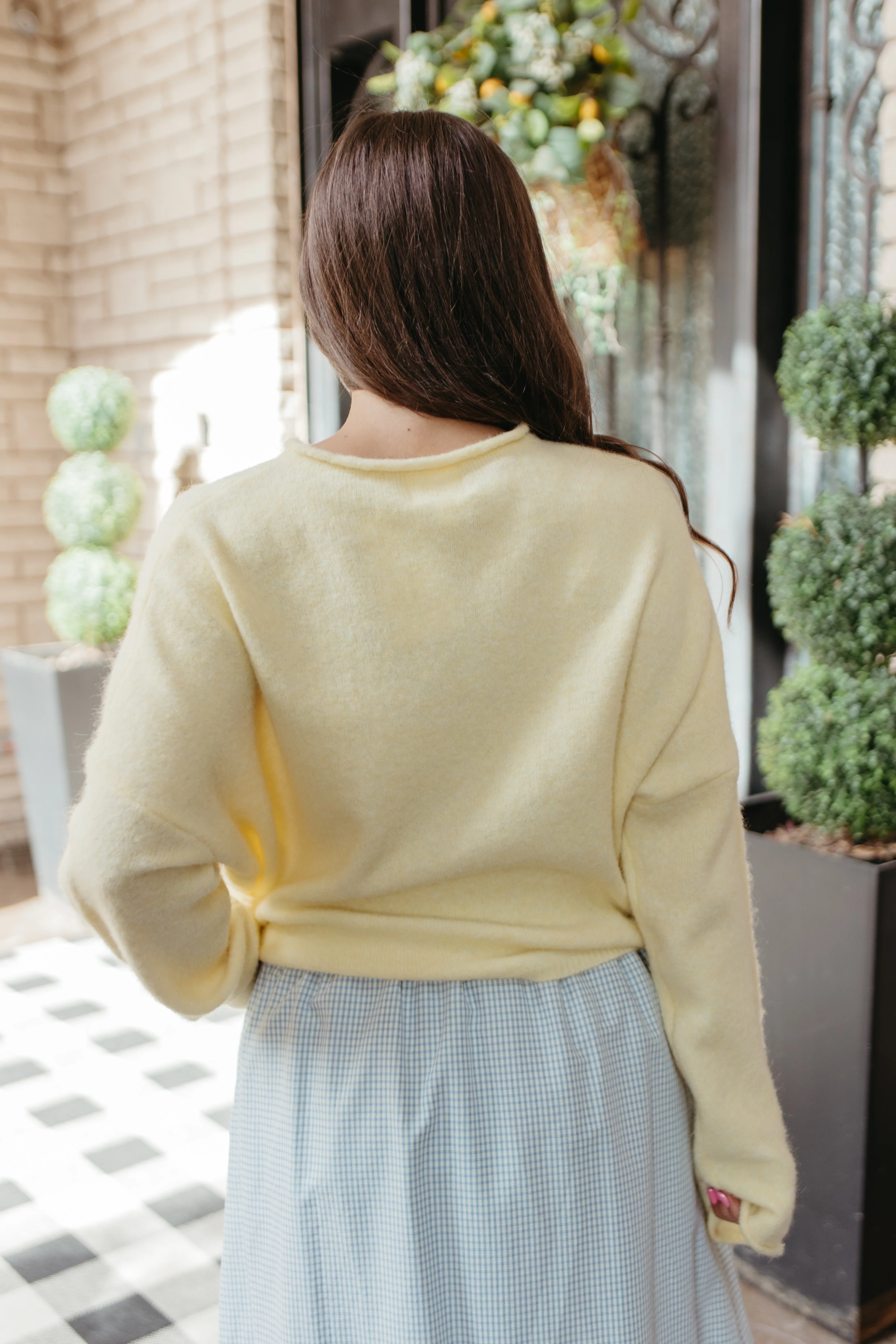 THE CAMPBELL CARDIGAN IN BUTTER - Image 5