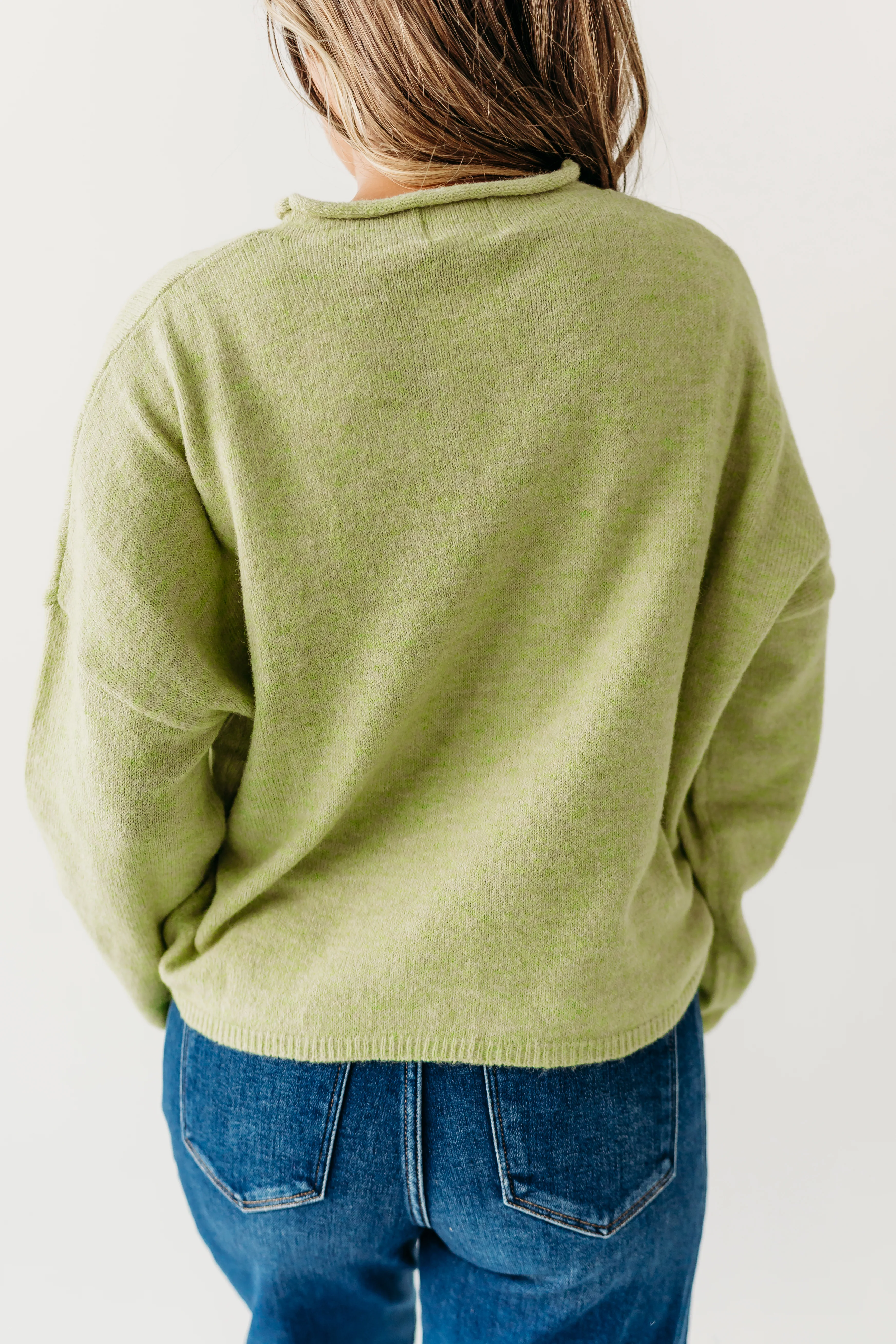 THE CAMPBELL CARDIGAN IN LEMONGRASS - Image 5