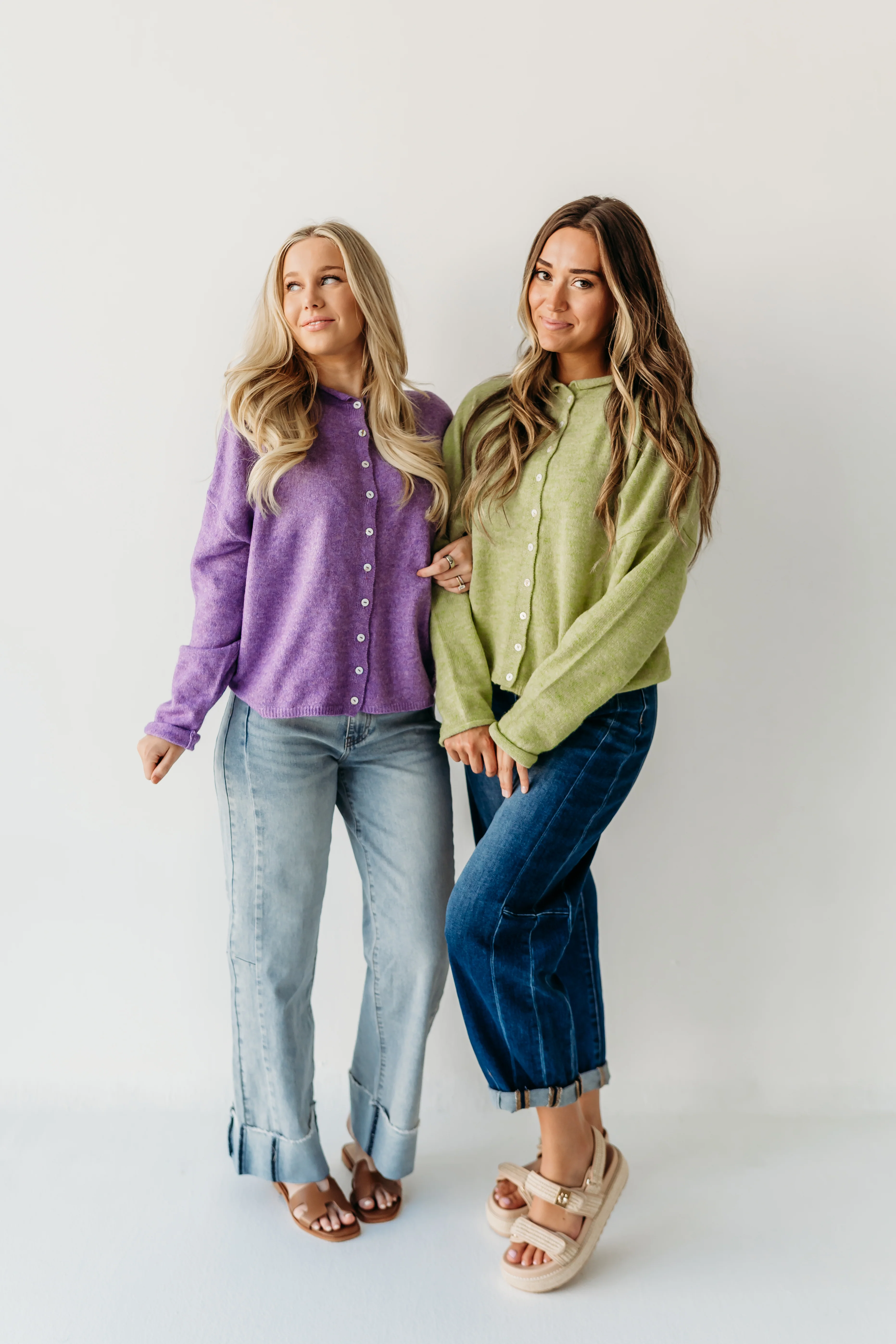 THE CAMPBELL CARDIGAN IN LEMONGRASS - Image 7