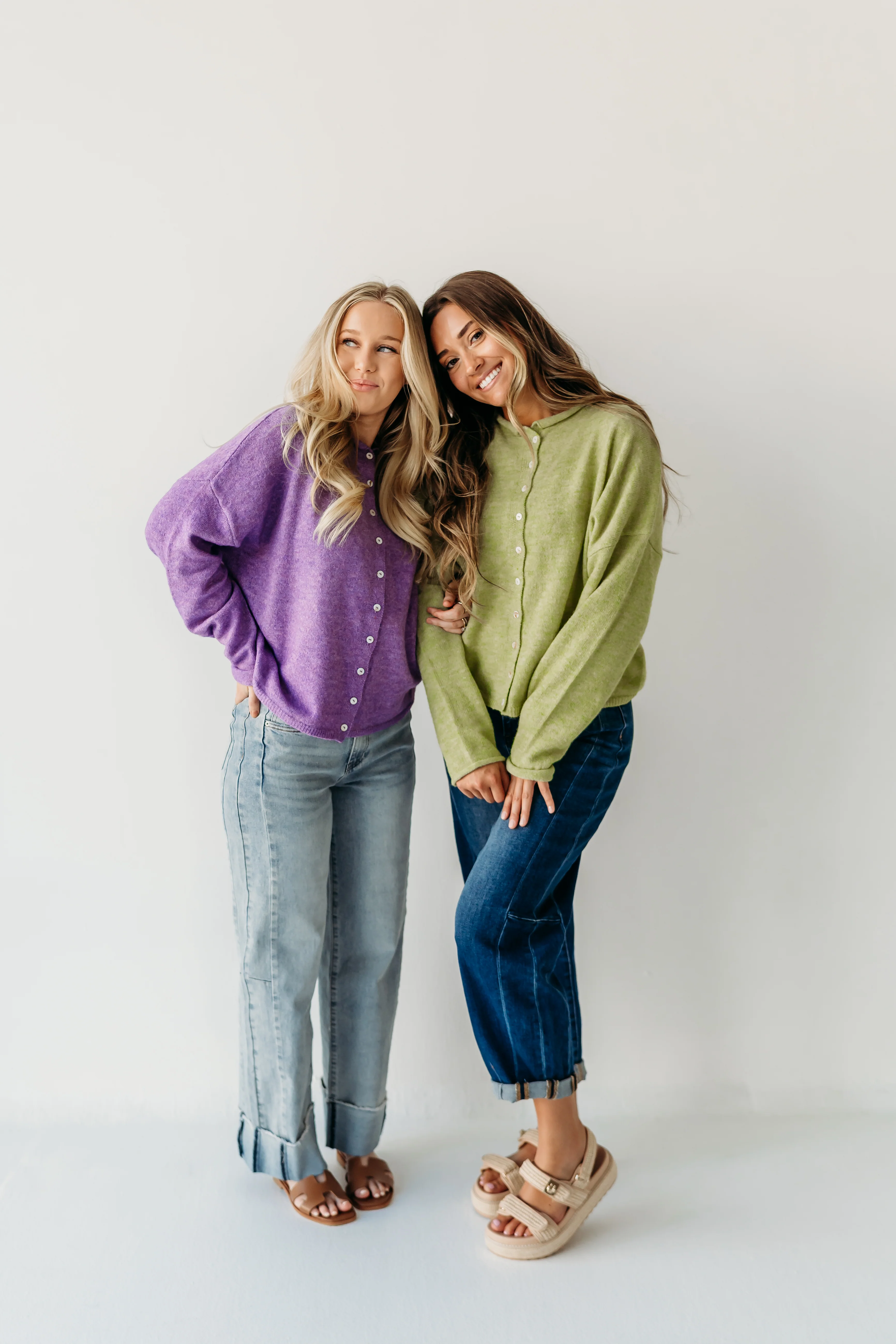 THE CAMPBELL CARDIGAN IN LEMONGRASS - Image 8