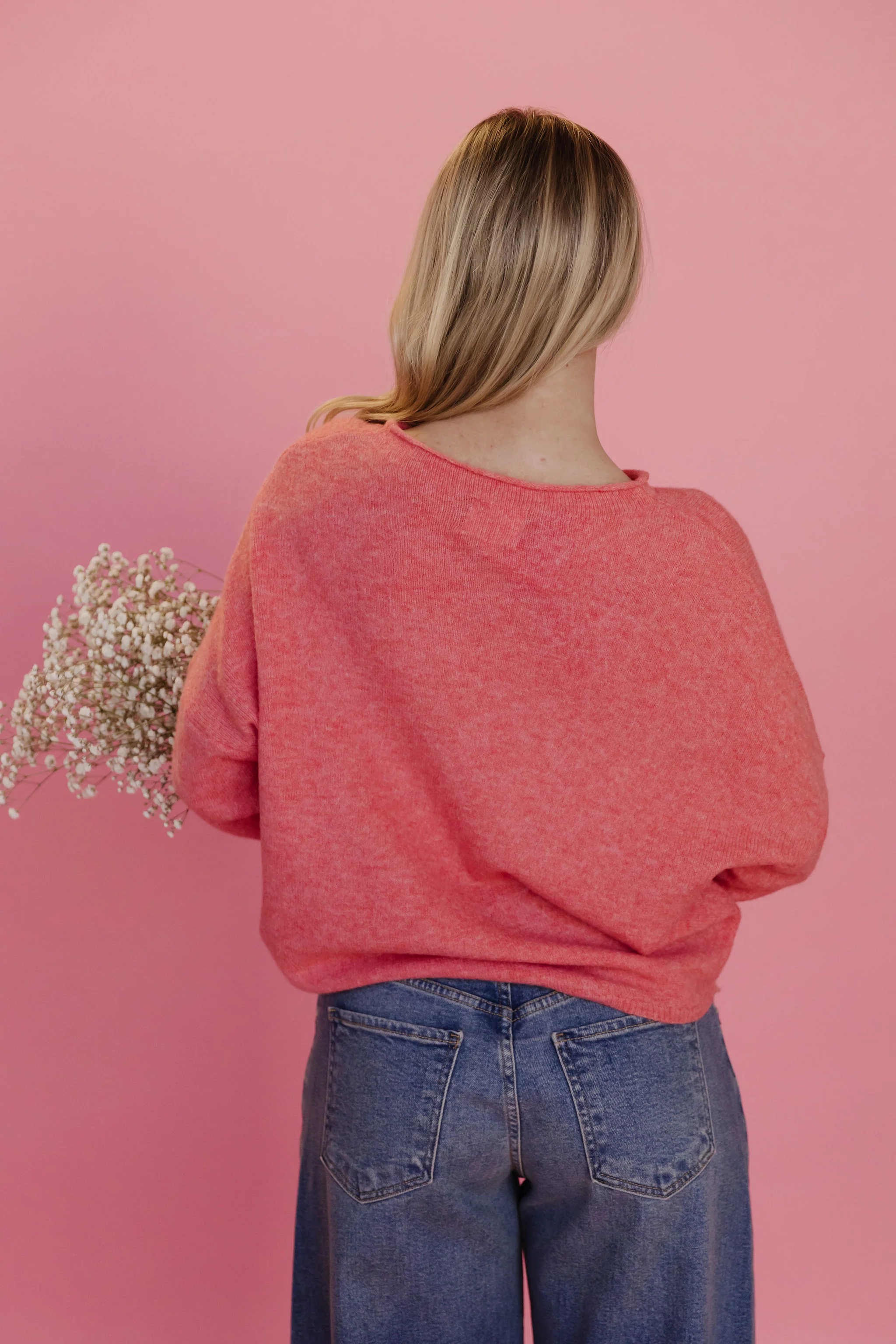THE CAMPBELL CARDIGAN IN PEACH - Image 7