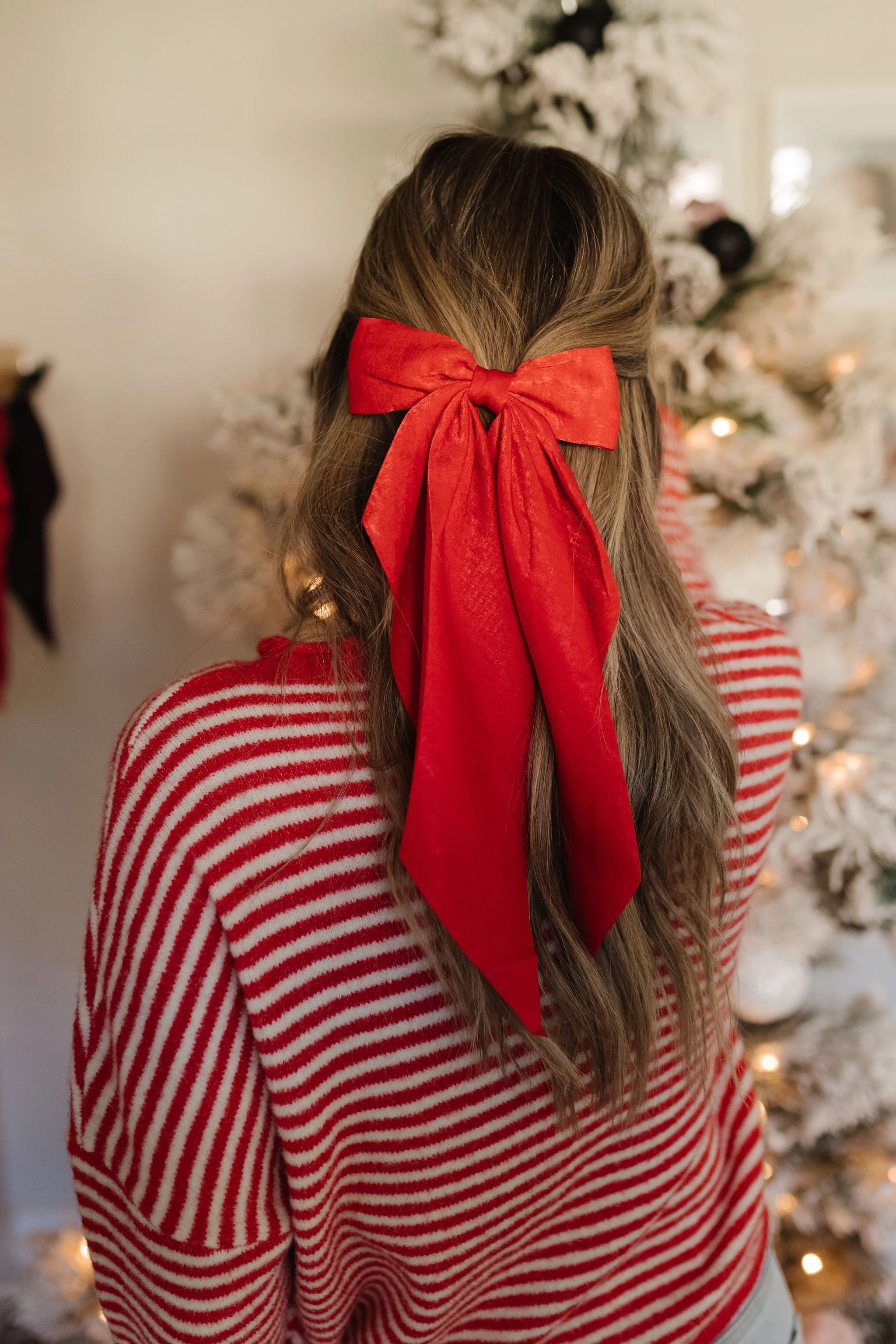 THE CAMPBELL CARDIGAN IN RED STRIPE - Image 7