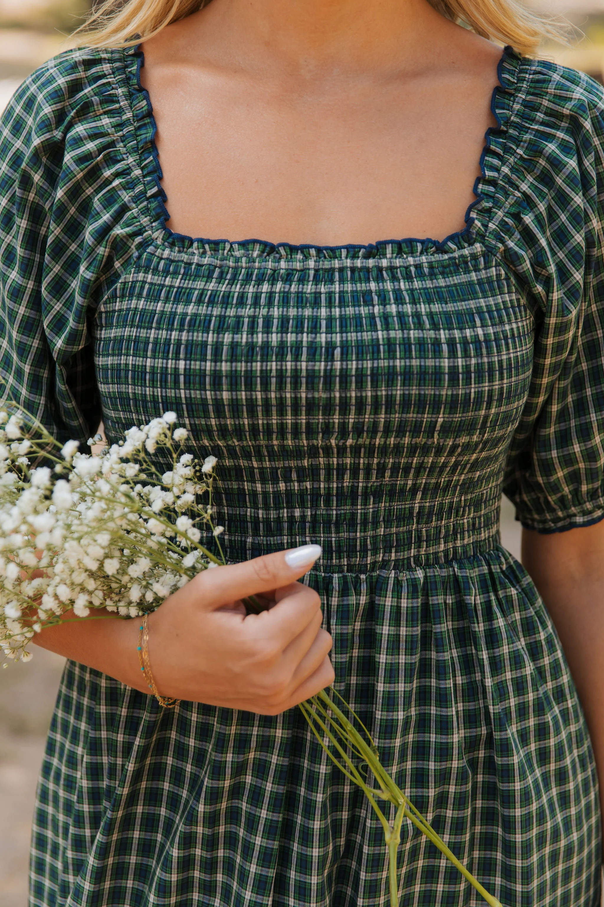 THE DARCI MARIE DRESS IN HUNTER BY PINK DESERT - Image 11