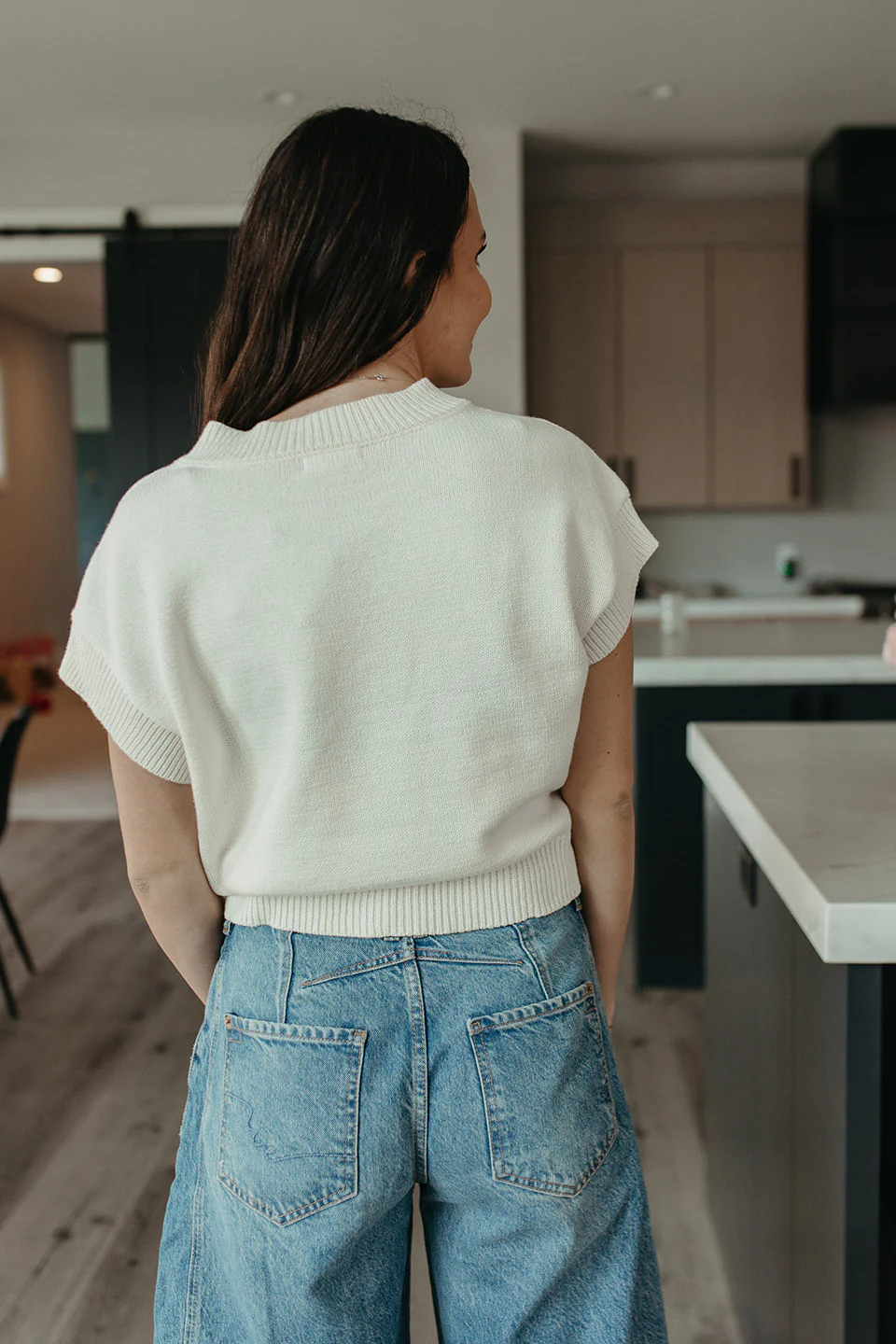 THE DELANEY STRAWBERRY KNIT TOP - Image 5