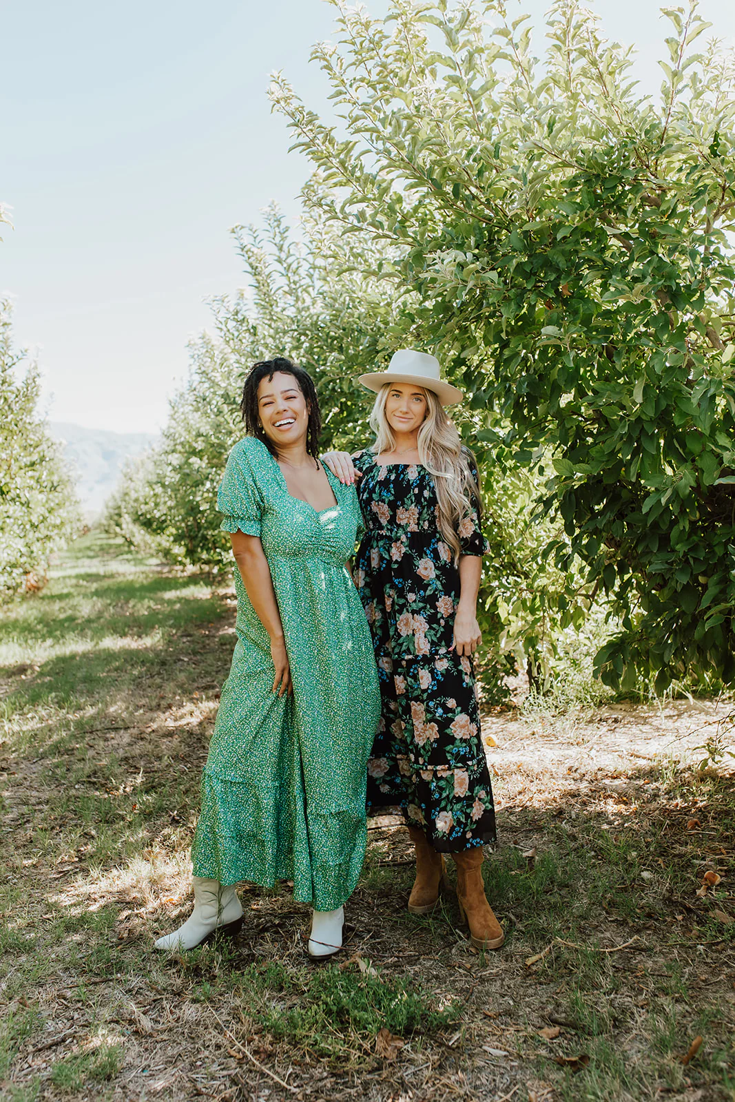 THE ELEANOR DRESS IN BLACK FLORAL BY PINK DESERT - Image 25