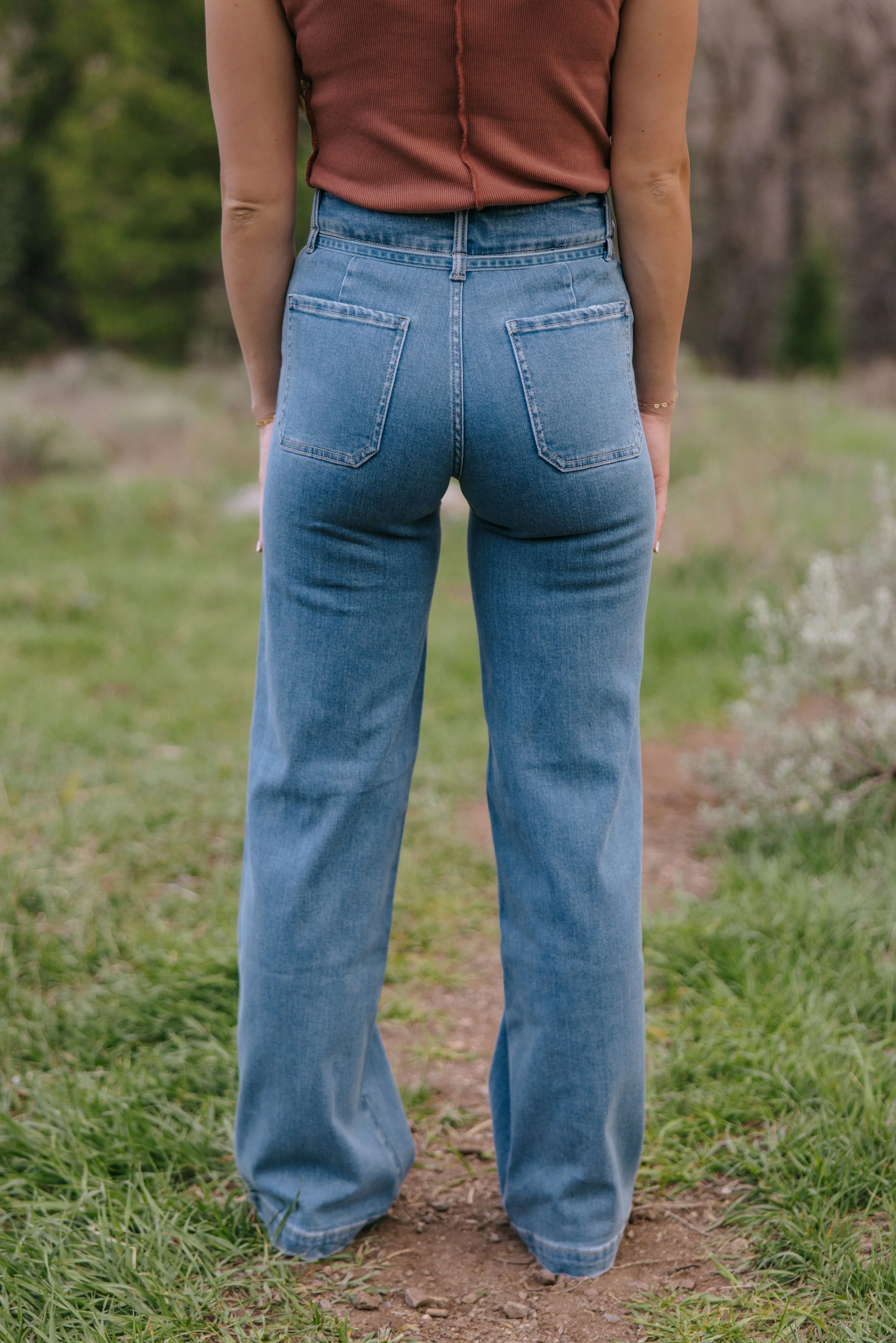 THE ELOWEN HIGH RISE WIDE LEG JEAN - Image 5