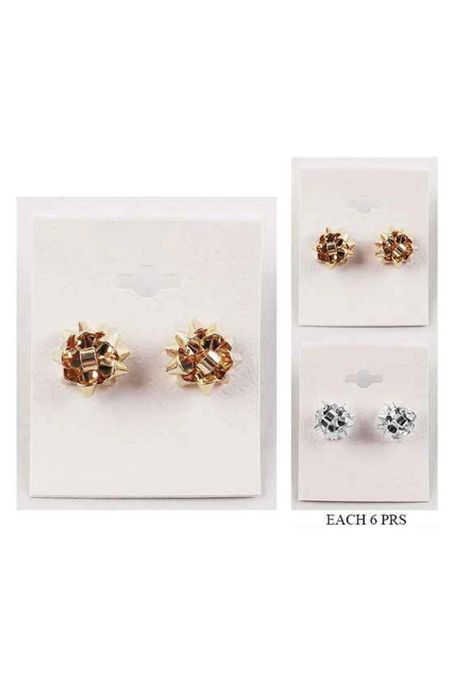 THE HOLIDAY BOW STUD EARRINGS SMALL - Image 3