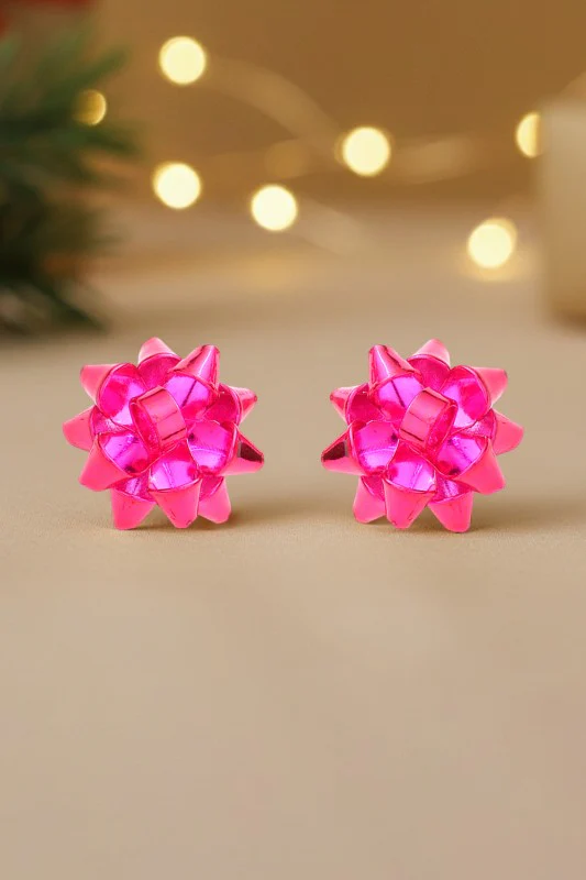 THE HOLIDAY BOW STUD EARRINGS SMALL - Image 4